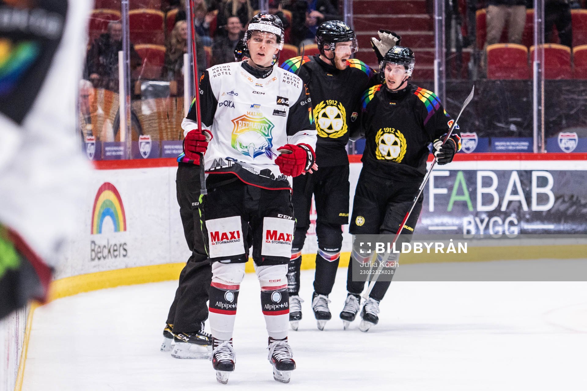 Malmö Redhawks Carl-Johan Lerby deppar