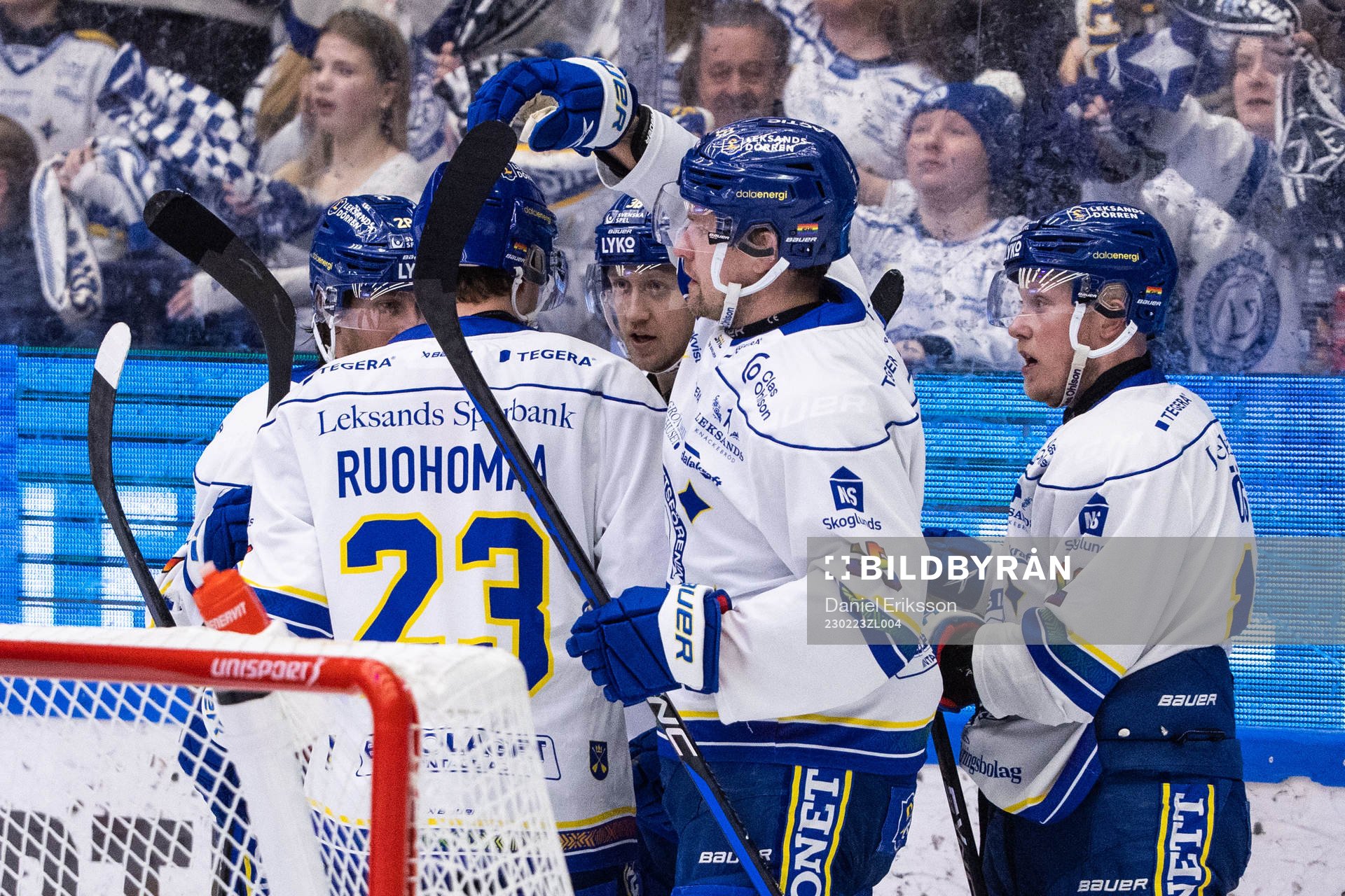 Leksands Olle Alsing jublar