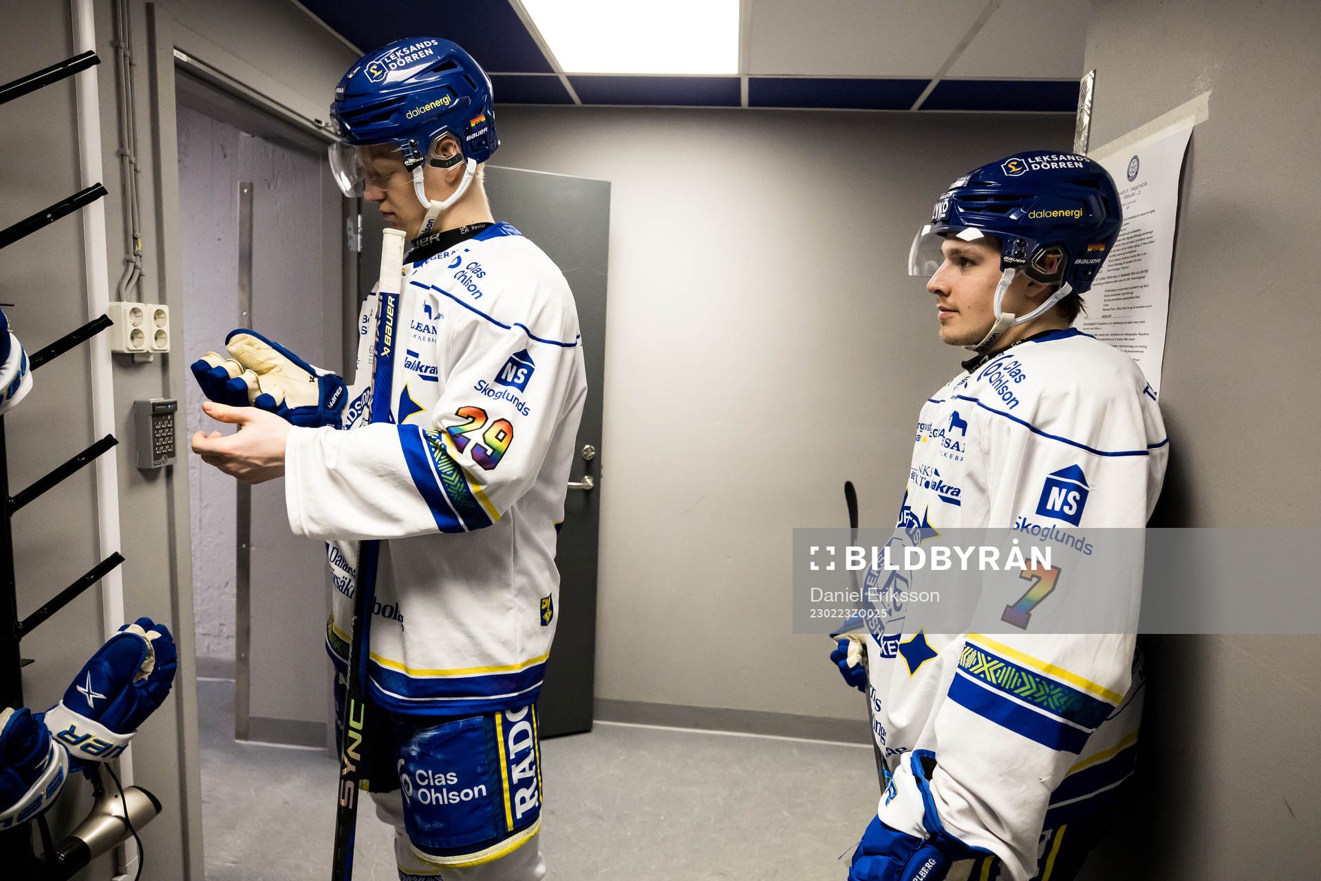 Leksands Emil Heineman och Marcus Karlberg