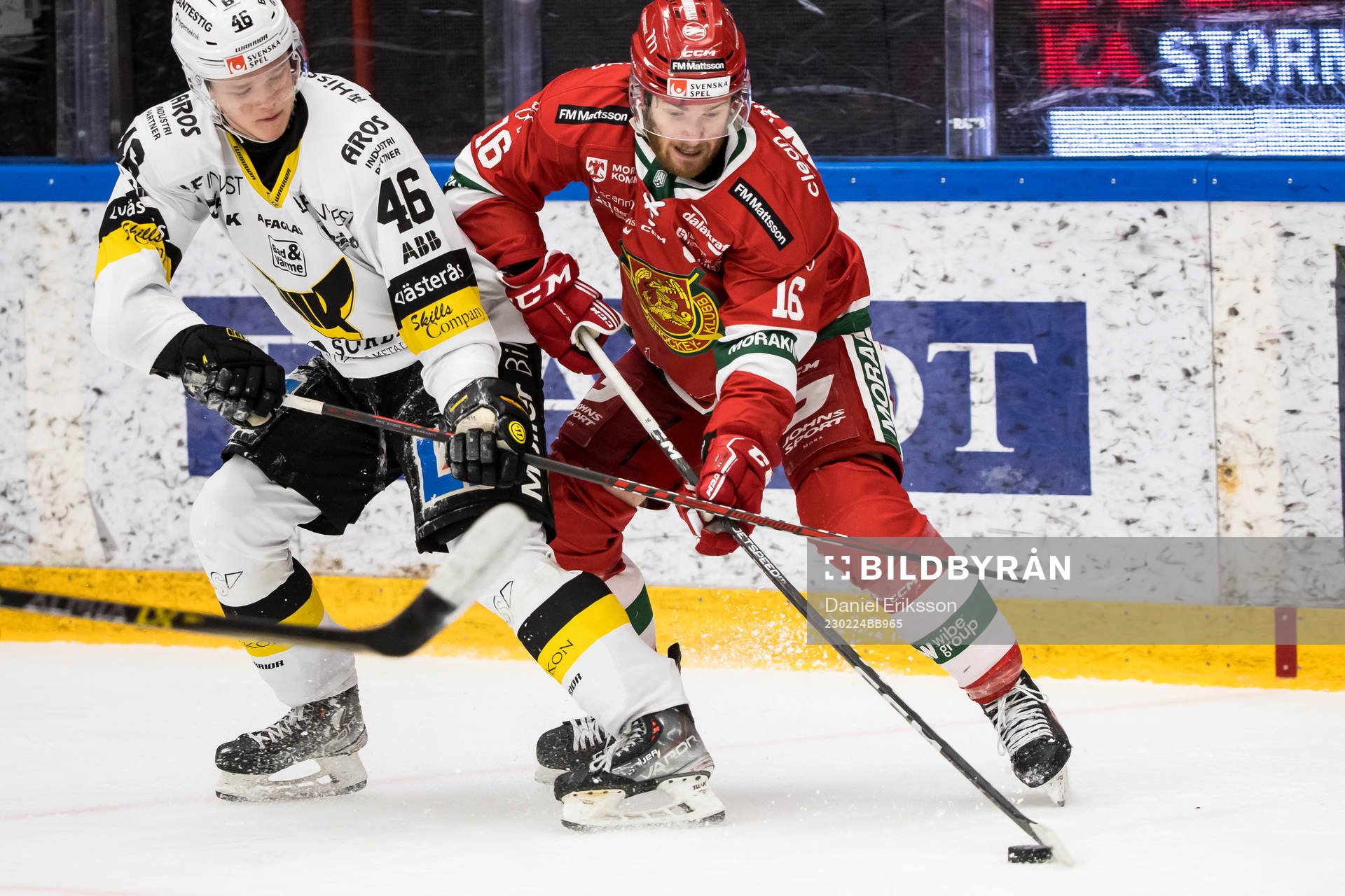 Västerås Liam Dower Nilsson och Moras Kevin Hancock