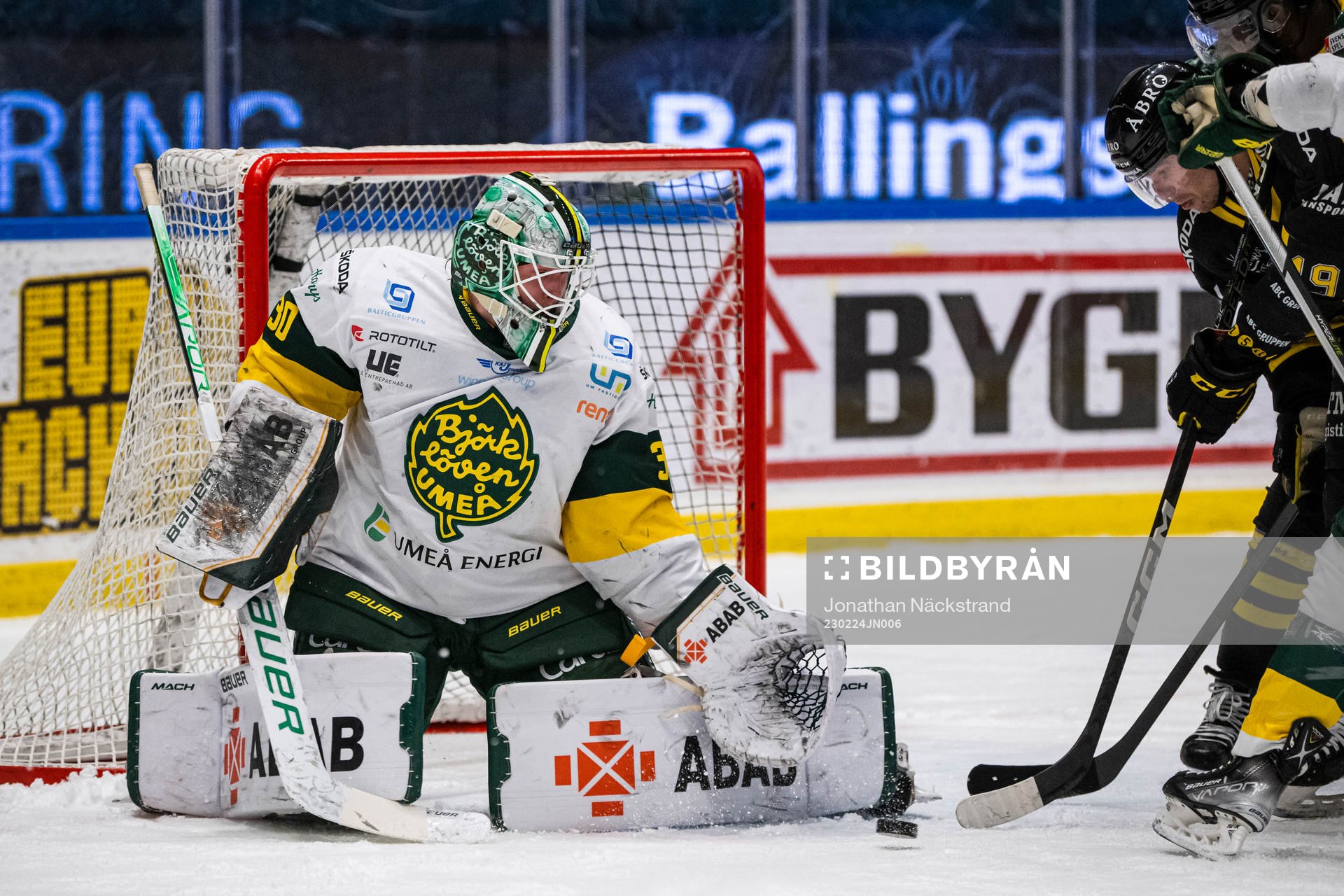 Björklövens målvakt Joona Voutilainen