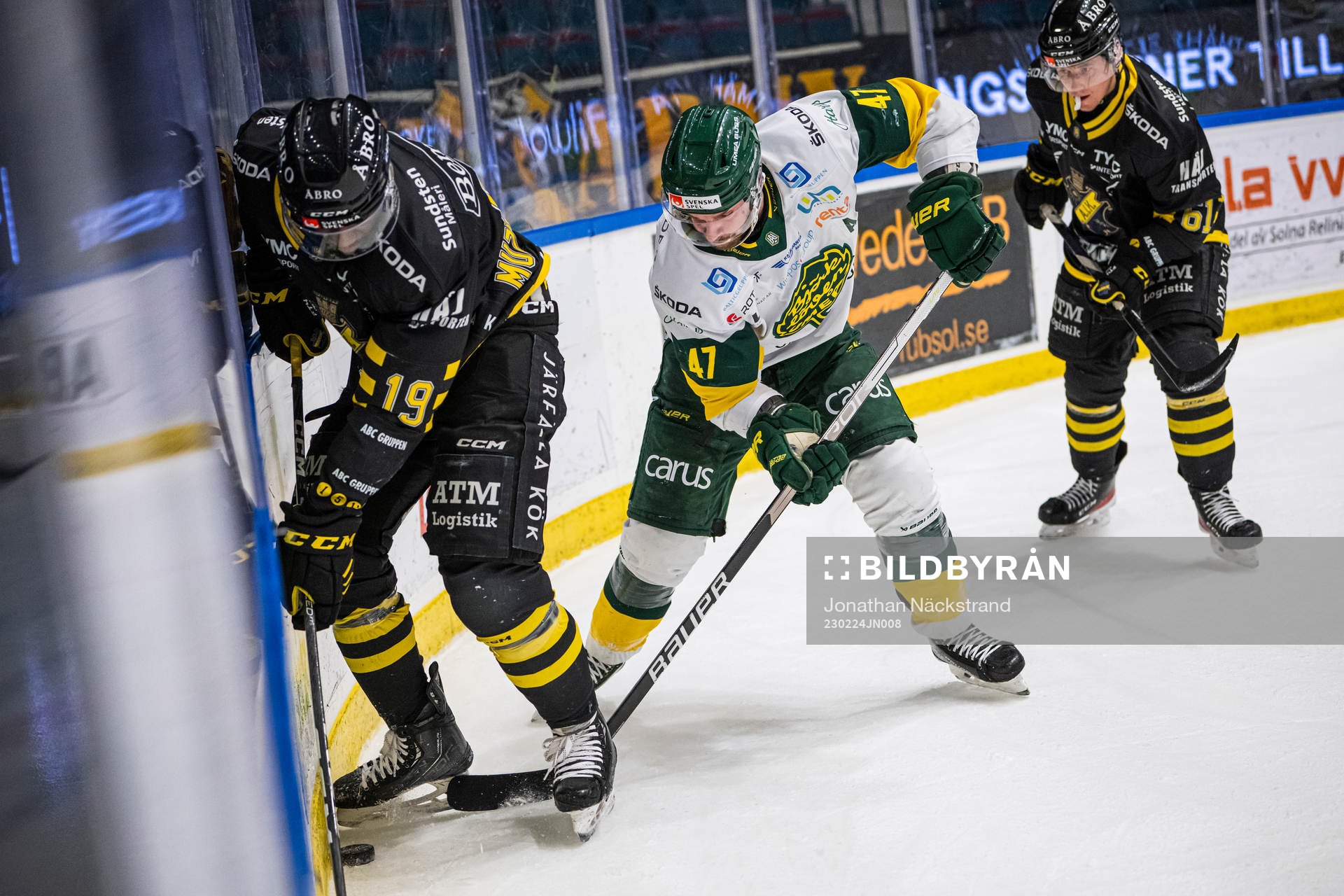 AIKs Daniel Muzito-Bagenda och Björklövens Charles David