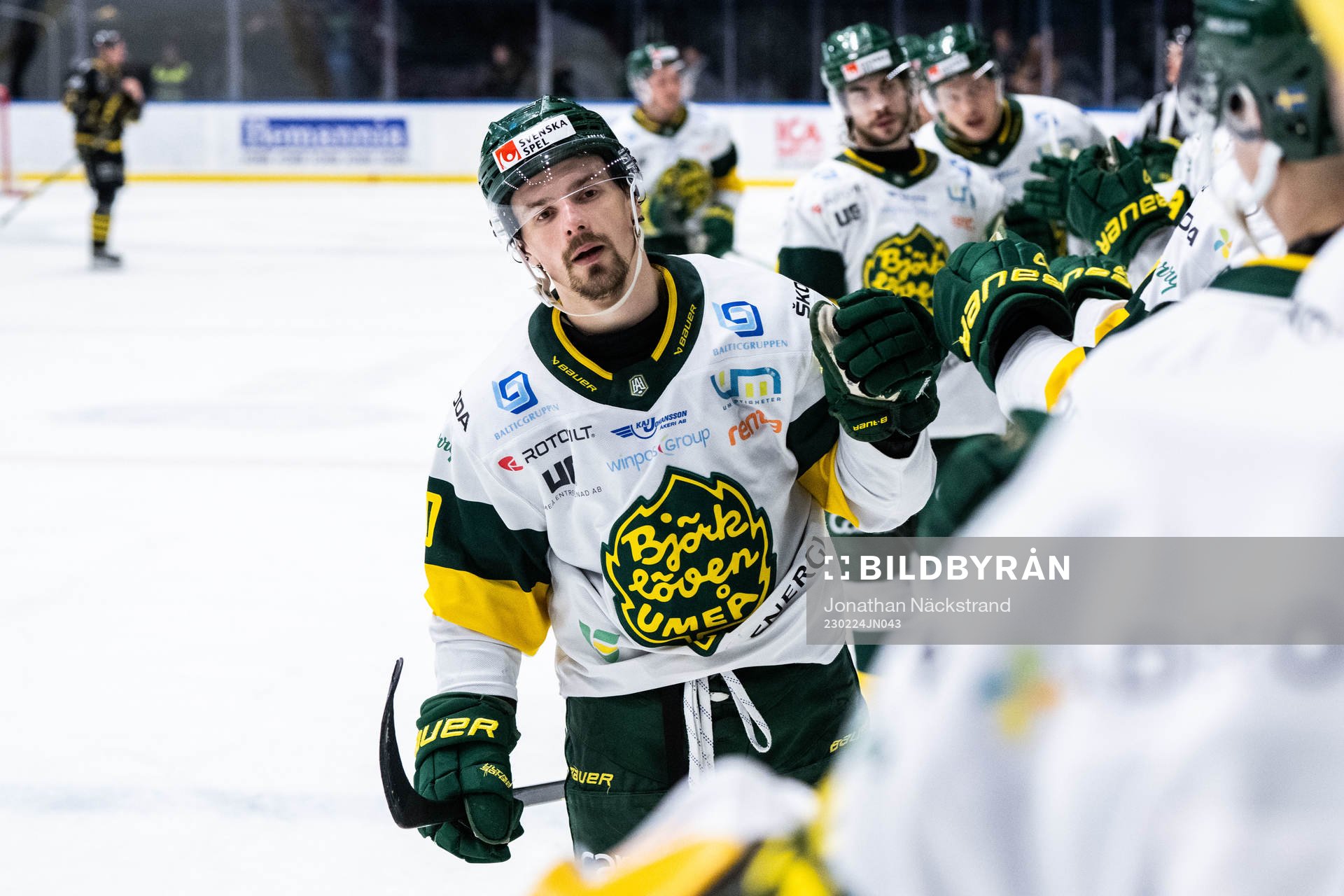 Björklövens Gerry Fitzgerald jublar