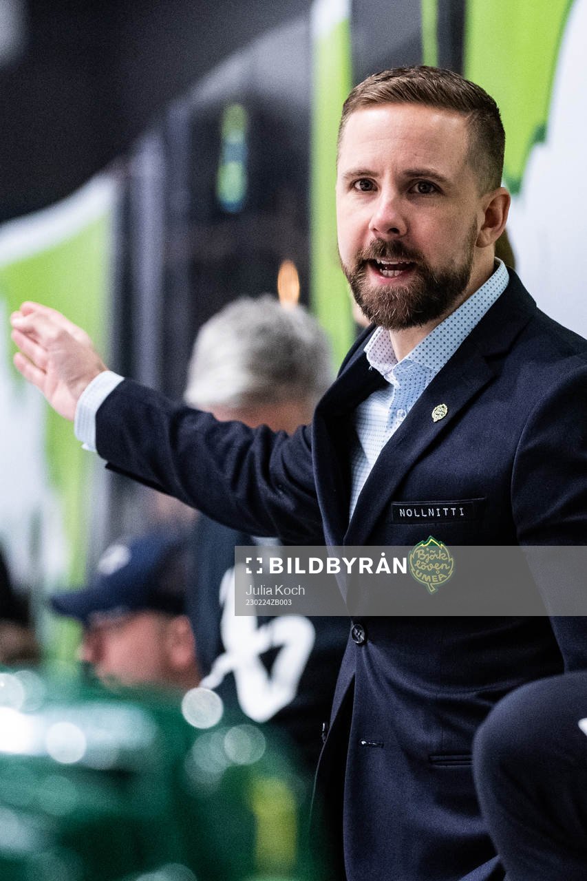 Björklövens Tränare Viktor Stråhle