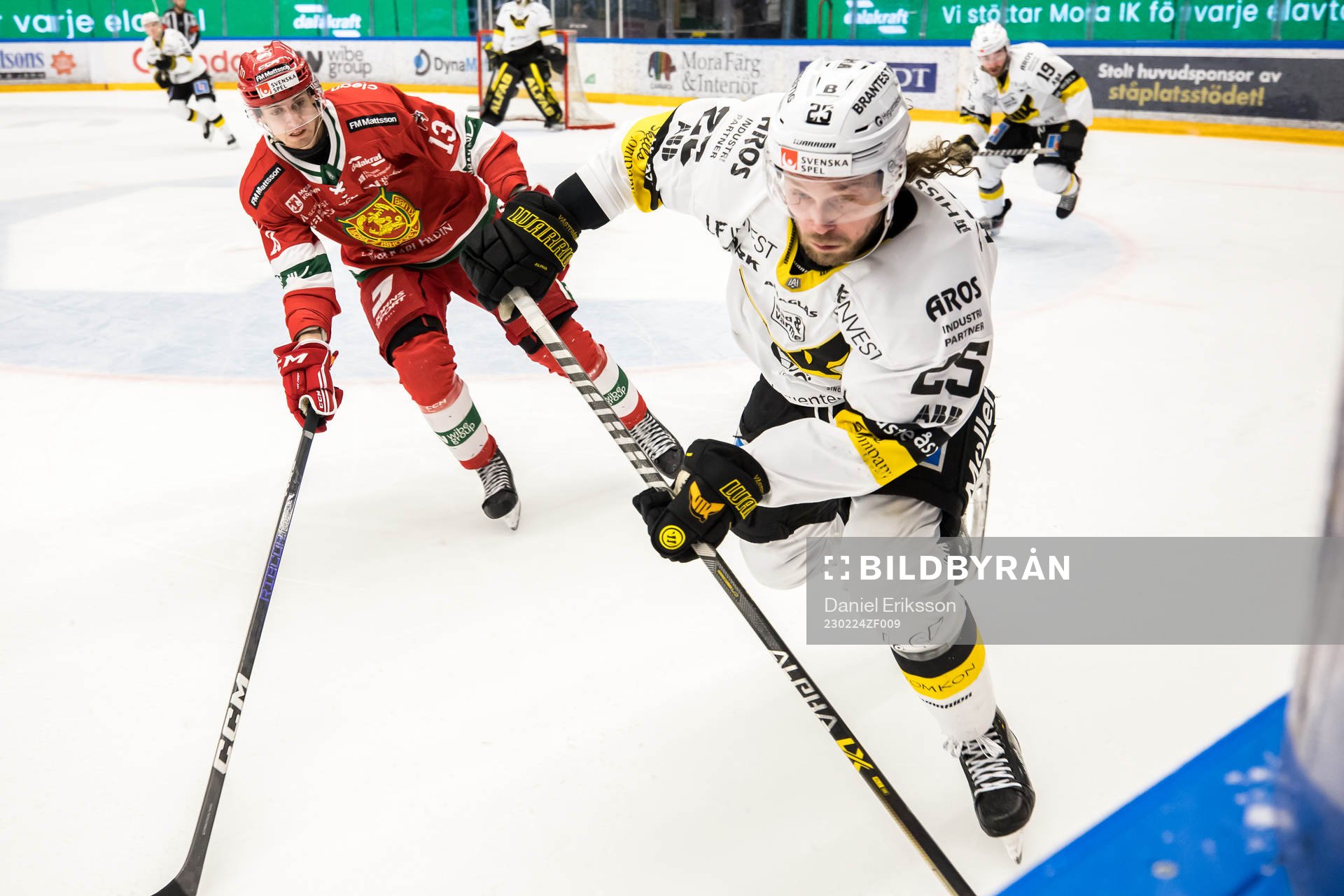 Moras Fabian Ilestedt och Västerås Marcus Bergman