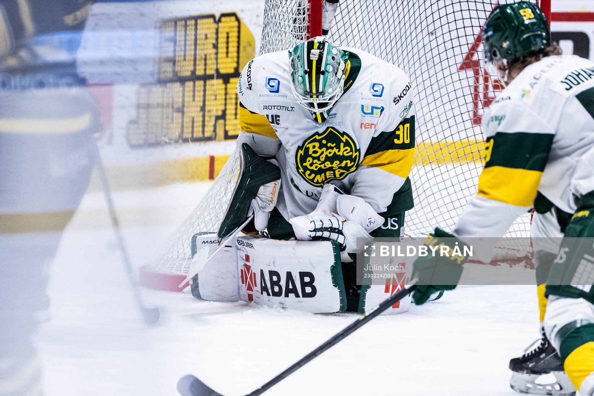 Björklövens målvakt Joona Voutilainen