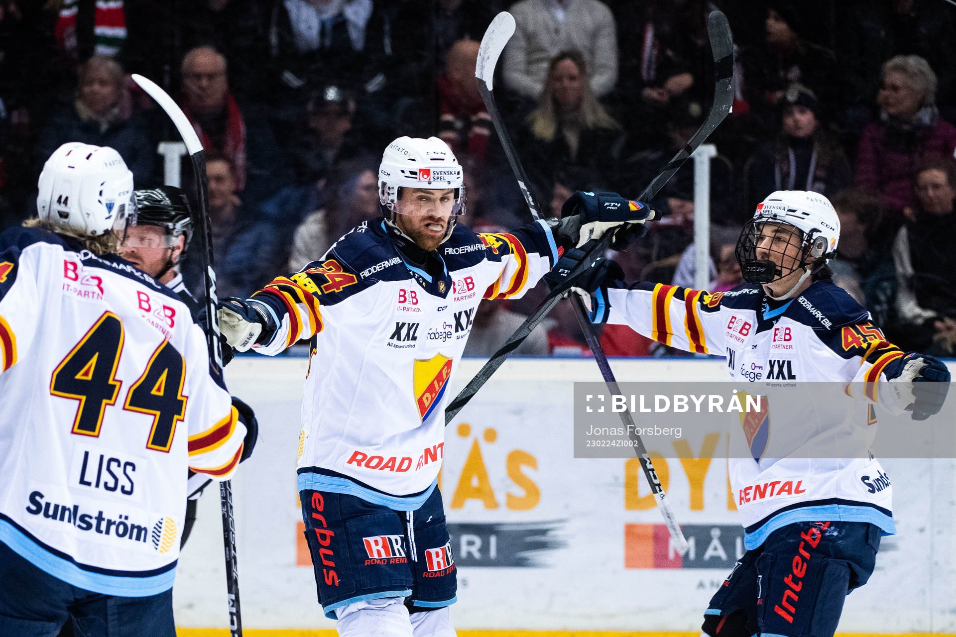 Djurgårdens Daniel Brodin jublar