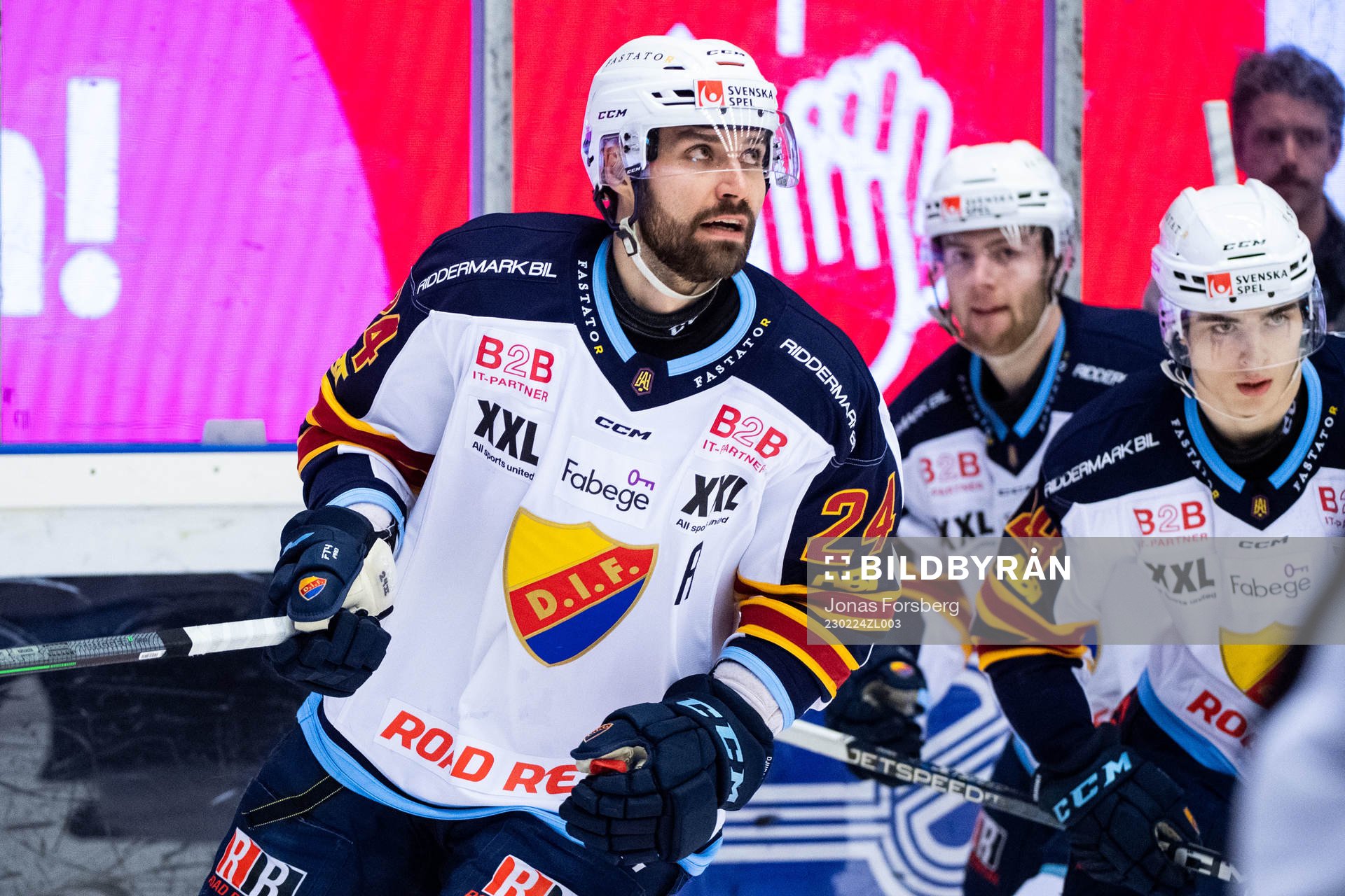 Djurgårdens Ludvig Rensfeldt jublar