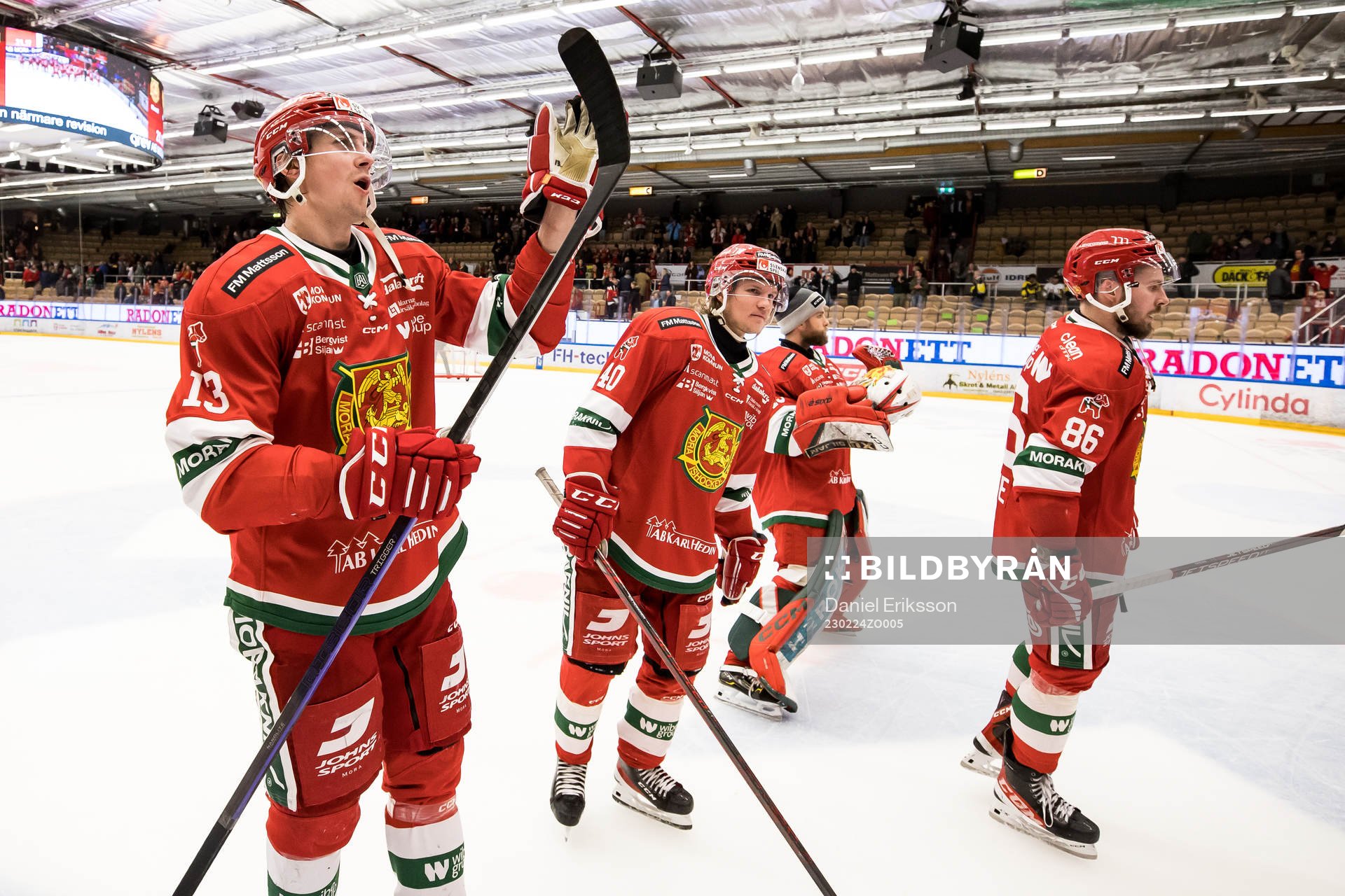 Moras Fabian Ilestedt jublar