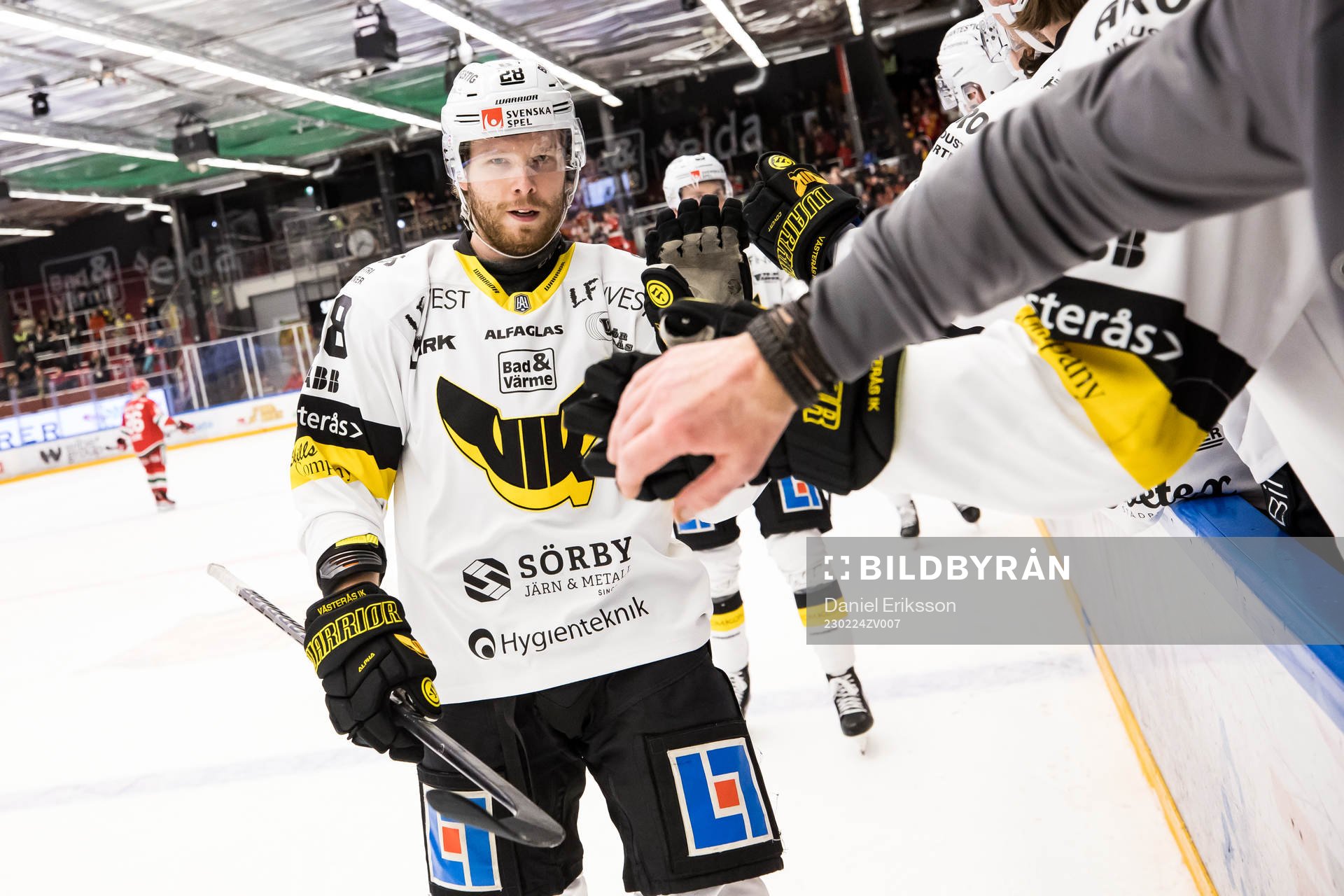 Västerås Lukas Zetterberg jublar