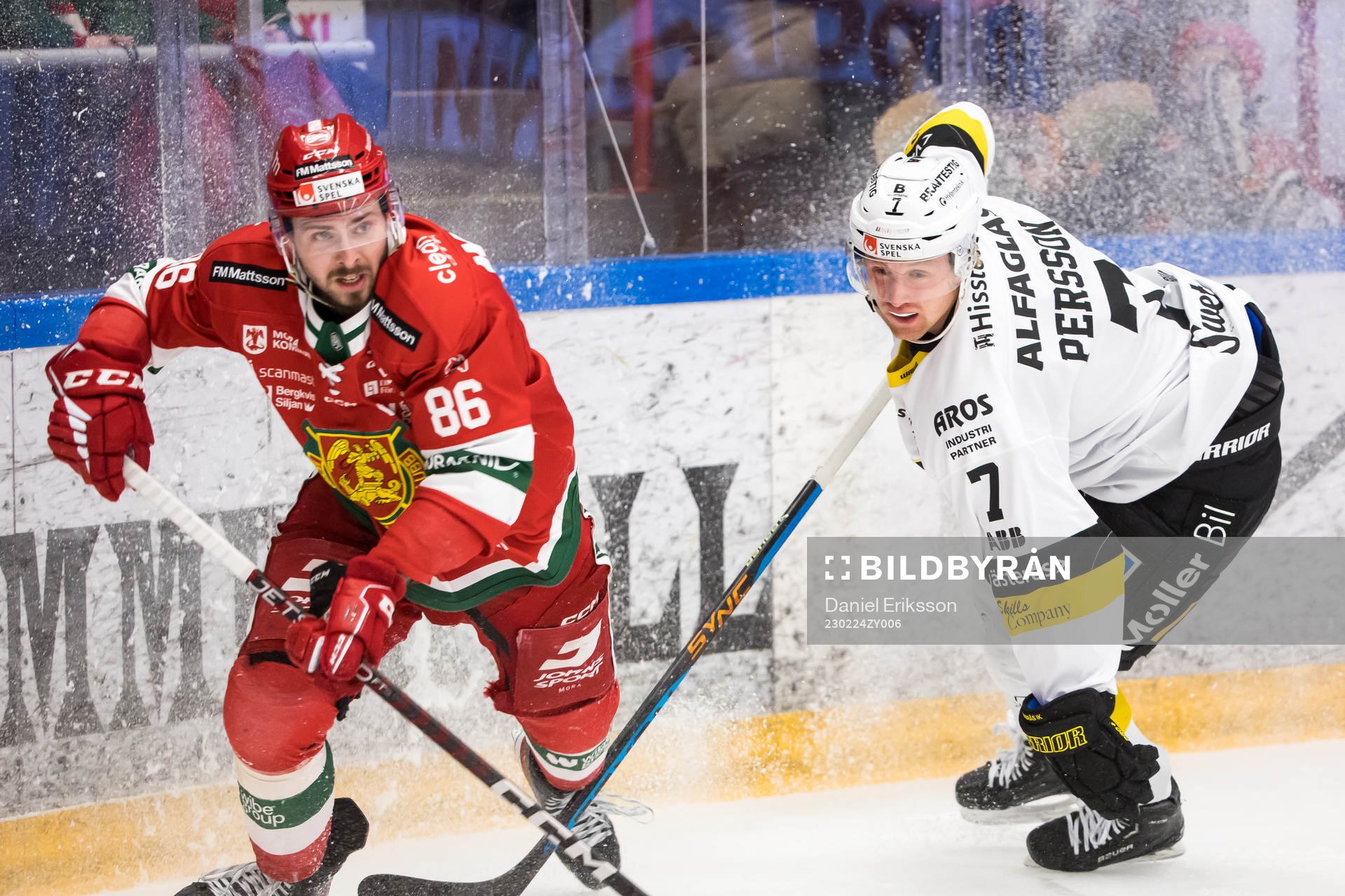 Moras Albin Grewe och Västerås Filip Persson