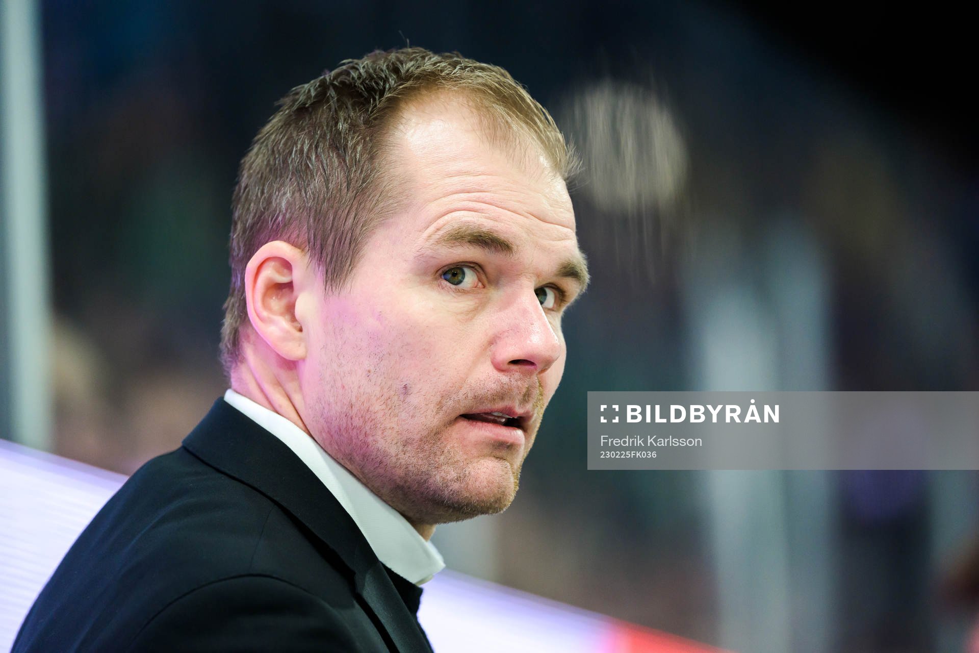 Färjestads huvudtränare Tomas Mitell