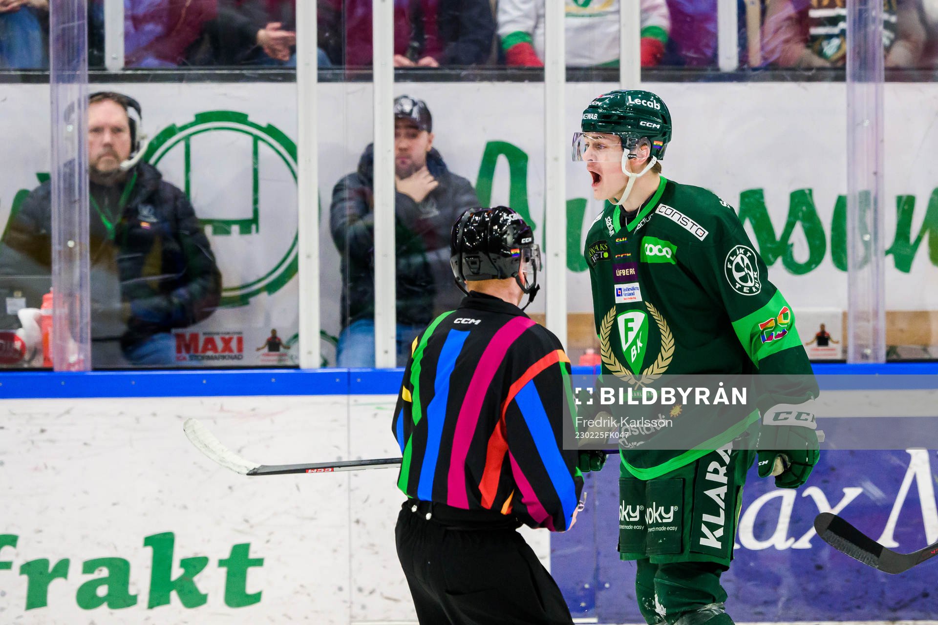 Färjestads Lucas Forsell reagerar på domslut