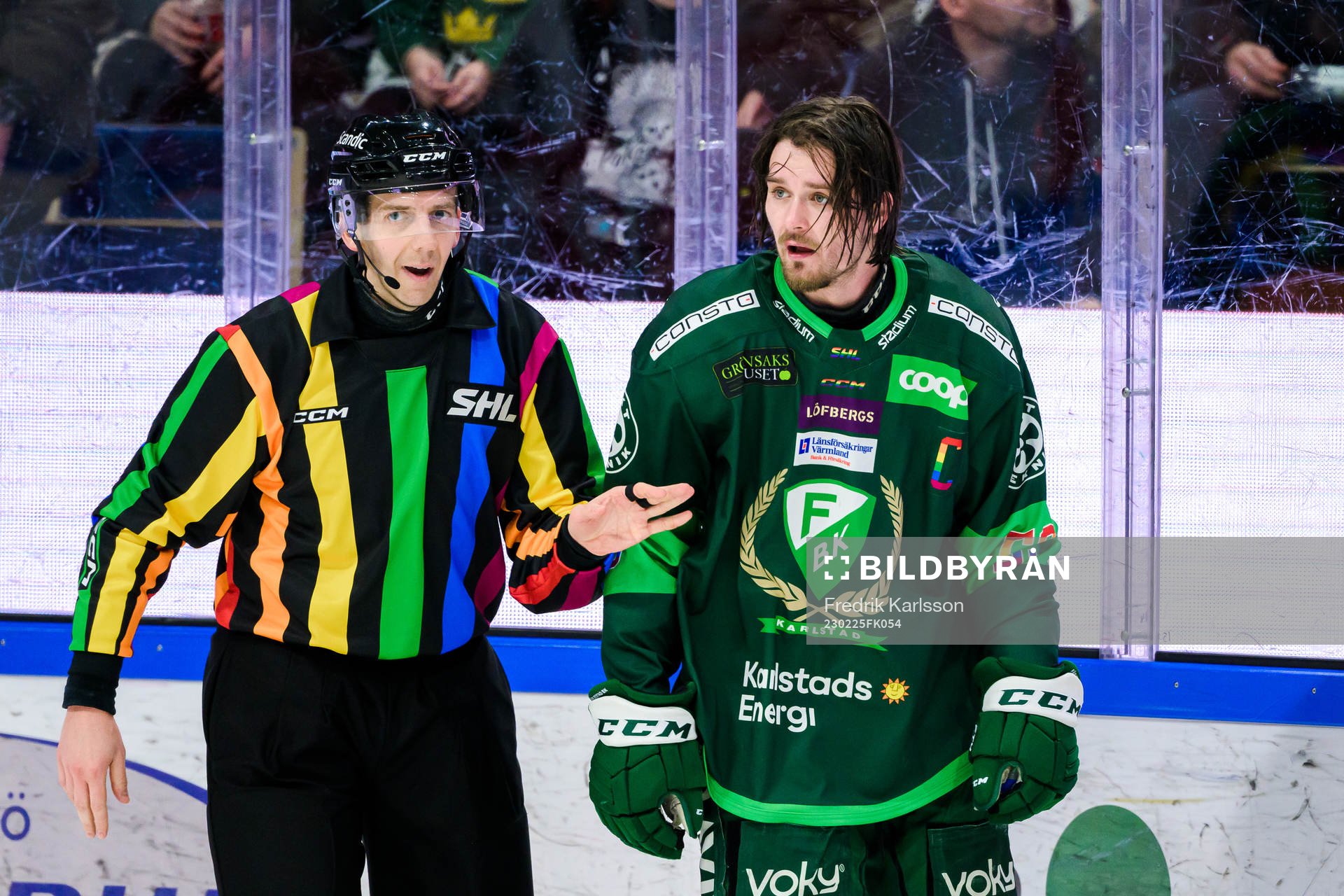Färjestads Linus Johansson deppar