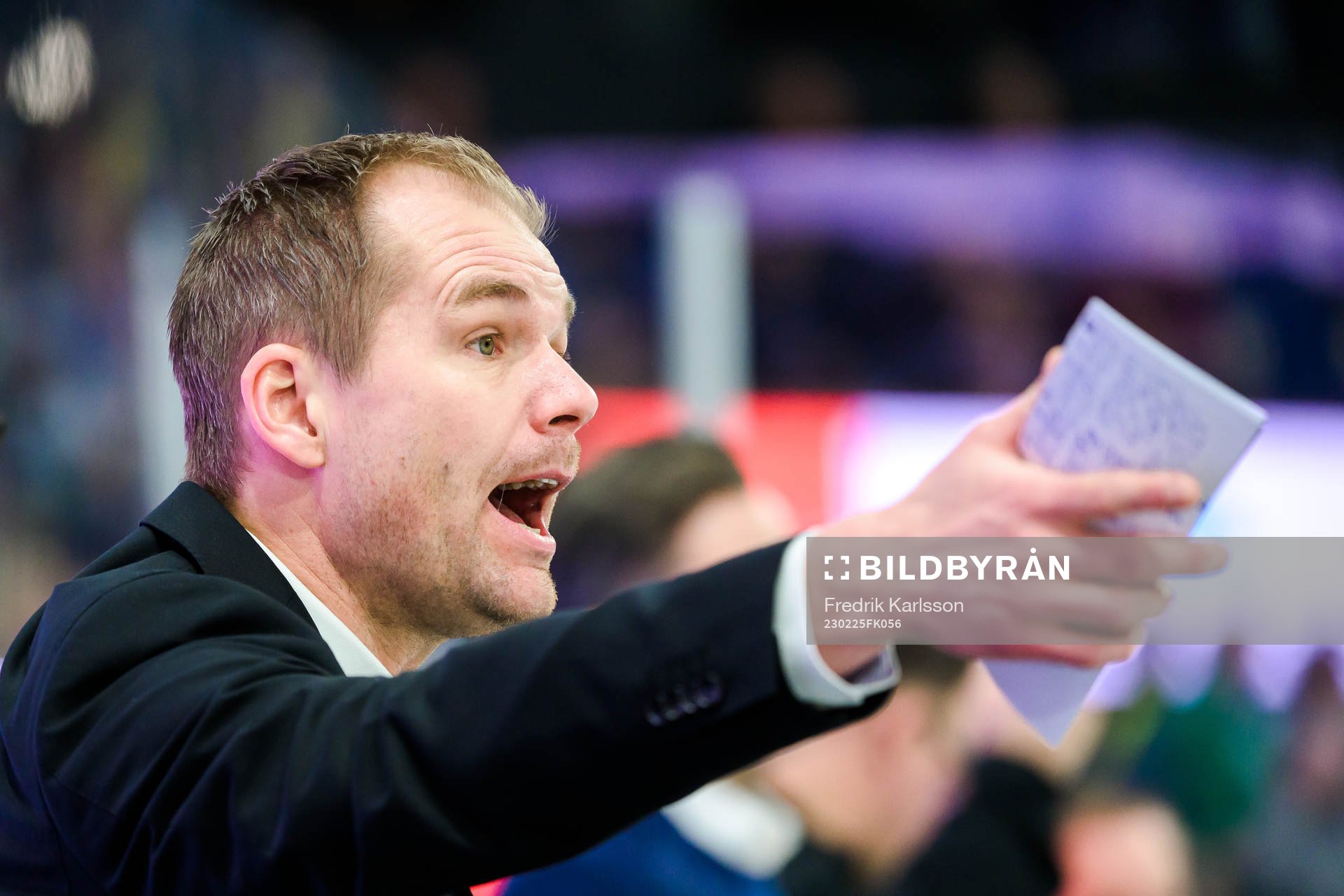 Färjestads huvudtränare Tomas Mitell