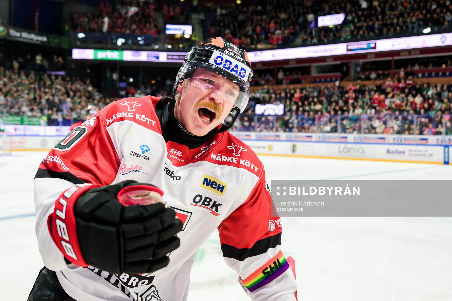 Örebros Rihards Marenis jublar