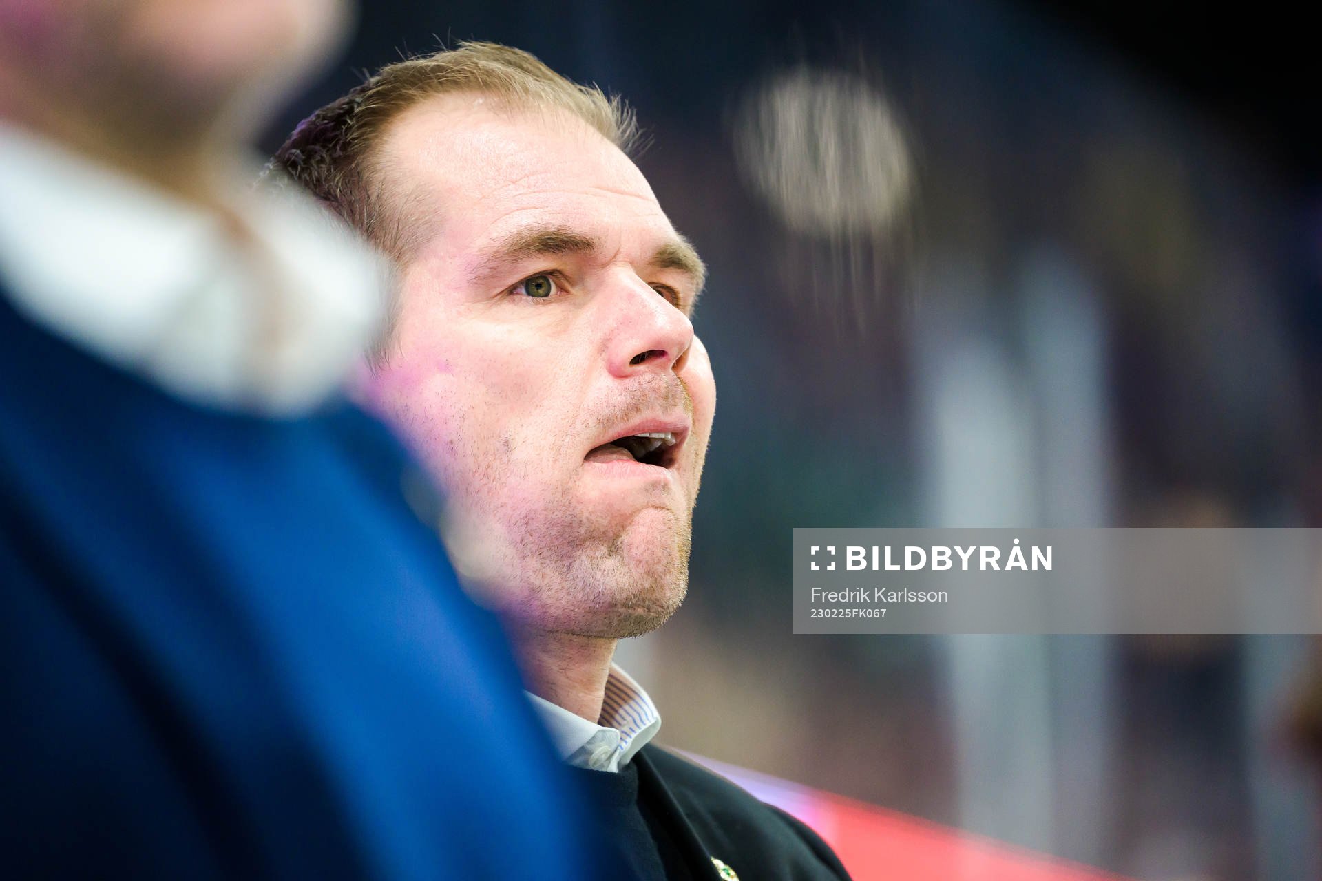 Färjestads huvudtränare Tomas Mitell