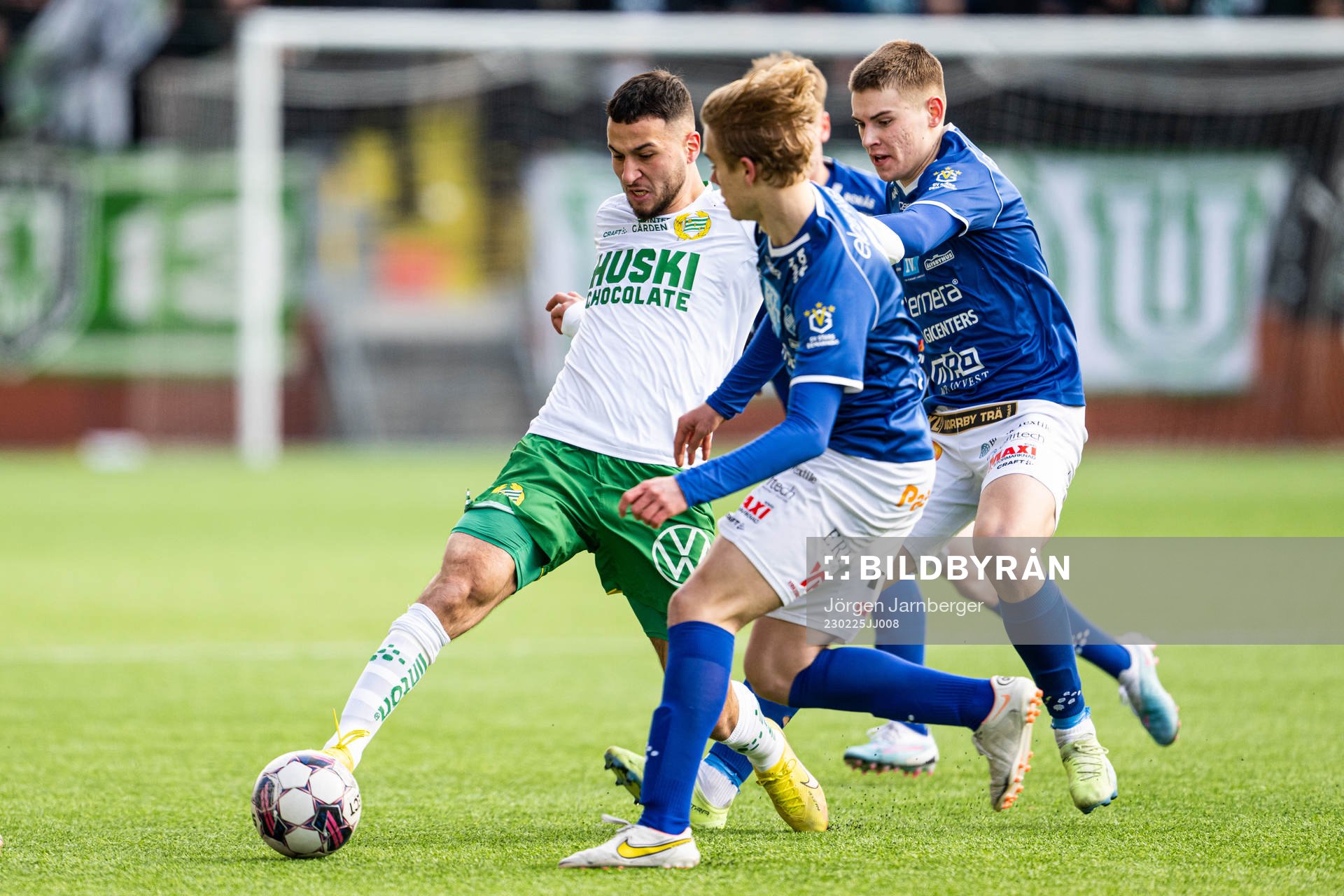 Hammarbys Abdelrahman Saidi och Norrbys Olle Backlund