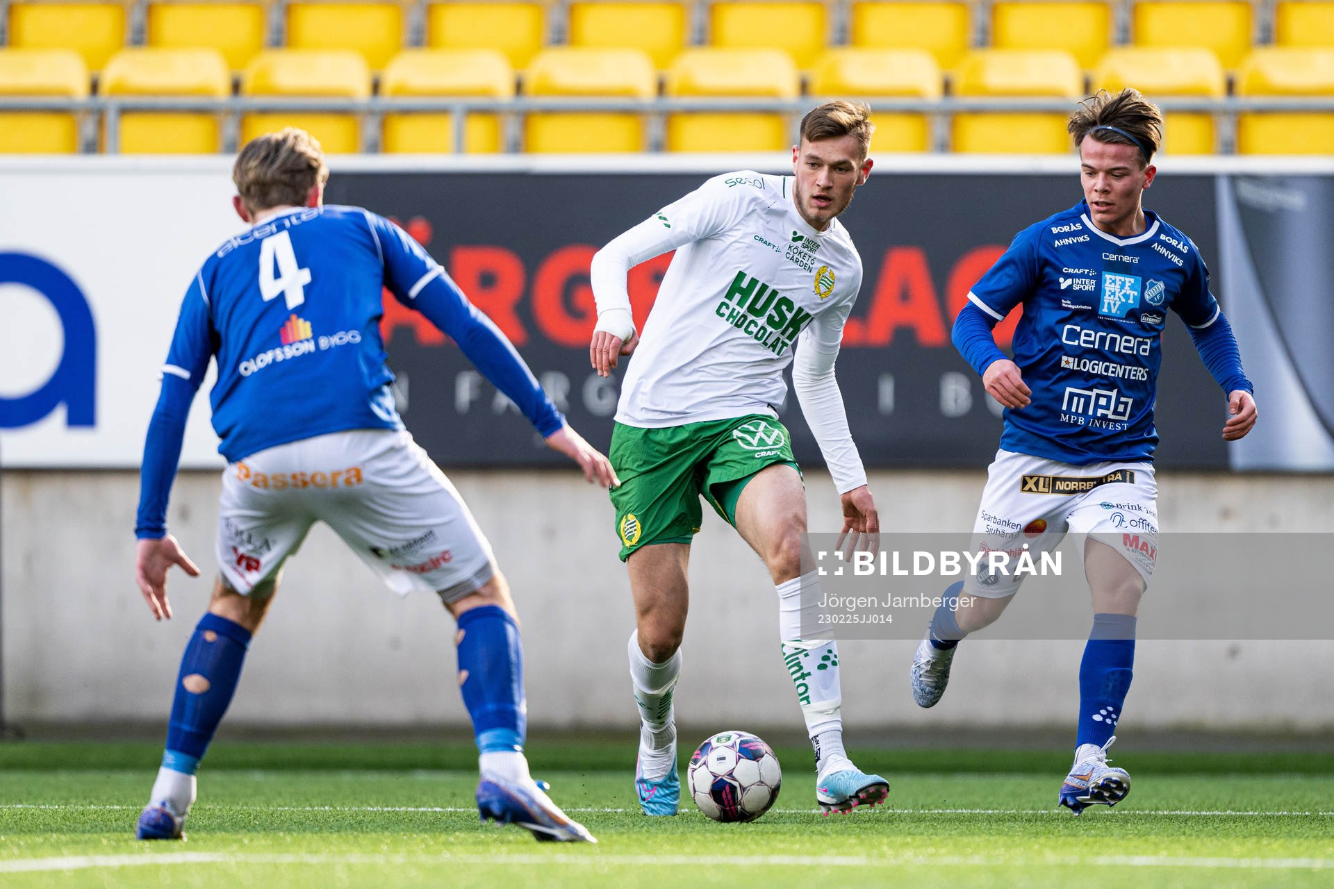 Hammarbys Ludvig Svanberg och Norrbys Anton Pärleholt