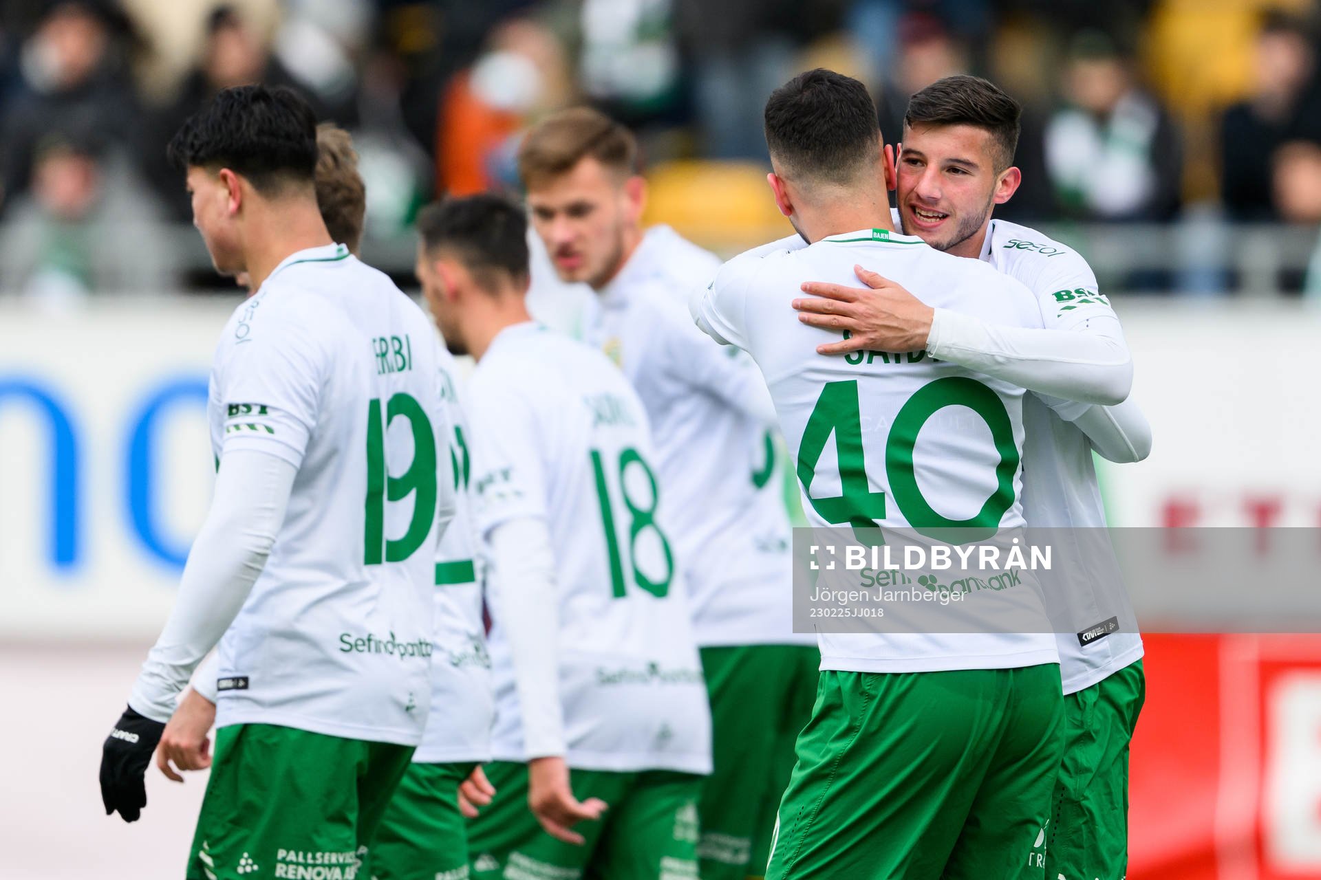 Hammarbys Viktor Djukanovic jublar