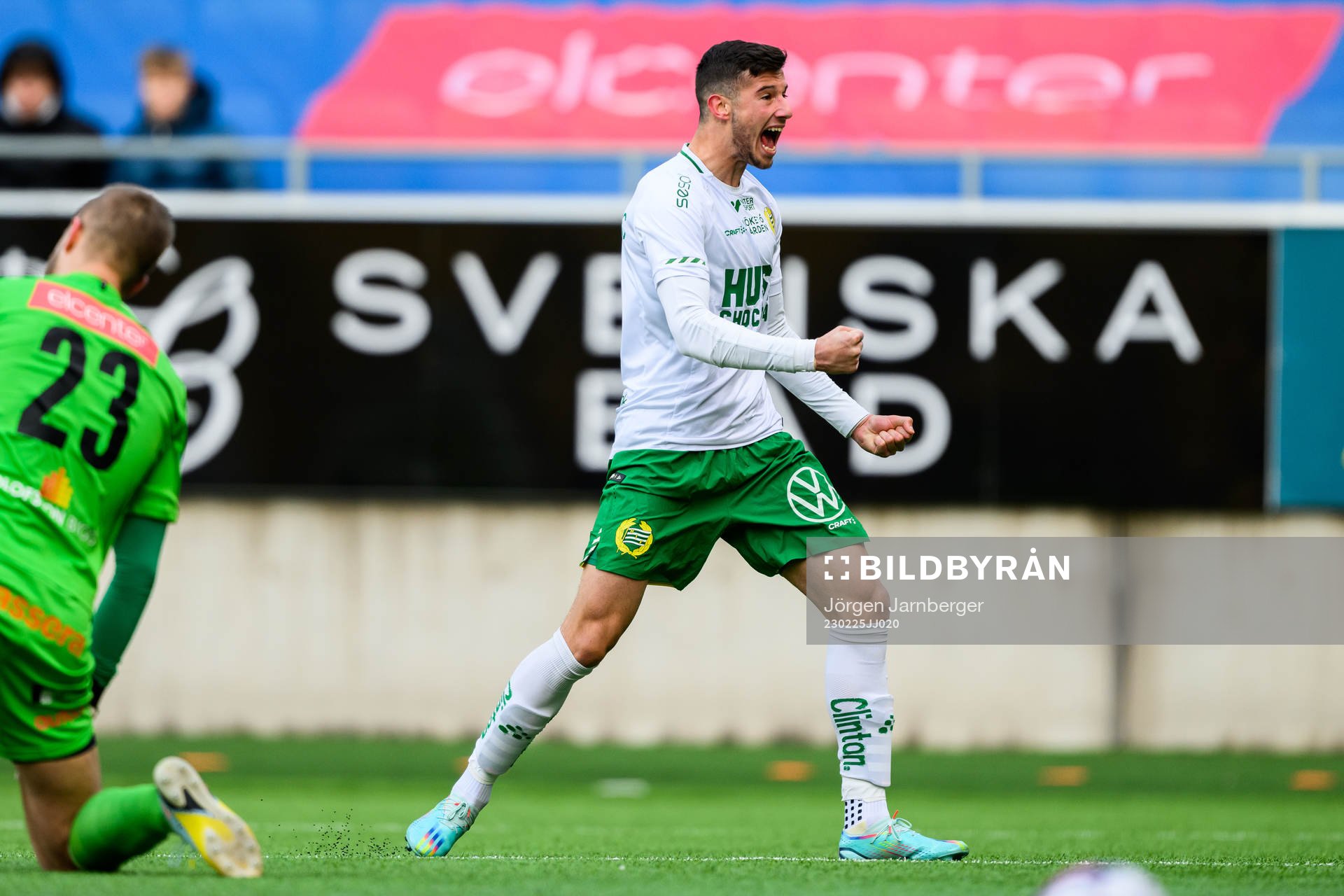 Hammarbys Viktor Djukanovic jublar