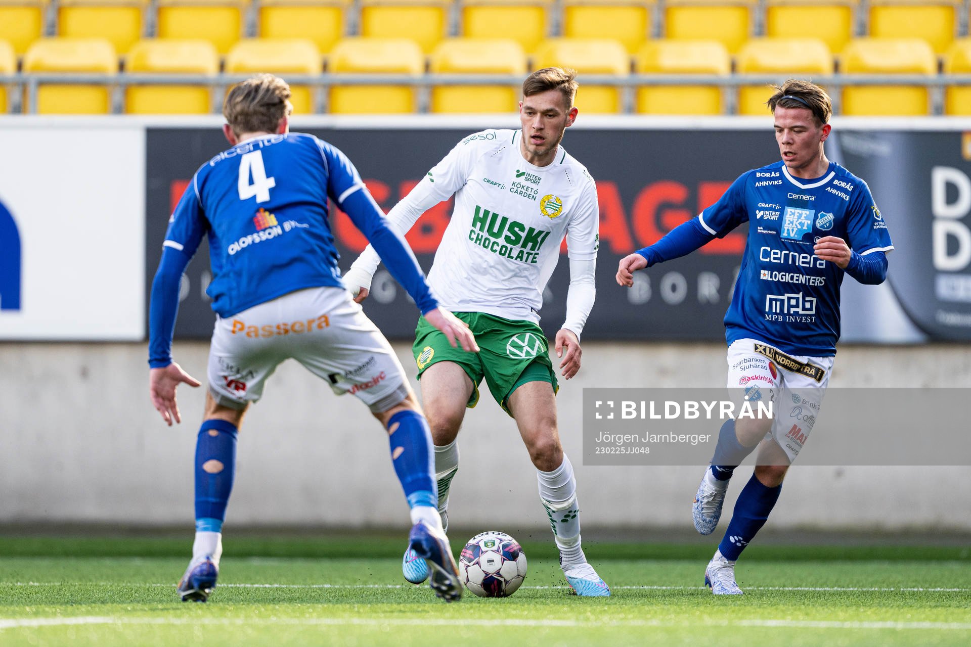 Hammarbys Ludvig Svanberg och Norrbys Anton Pärleholt