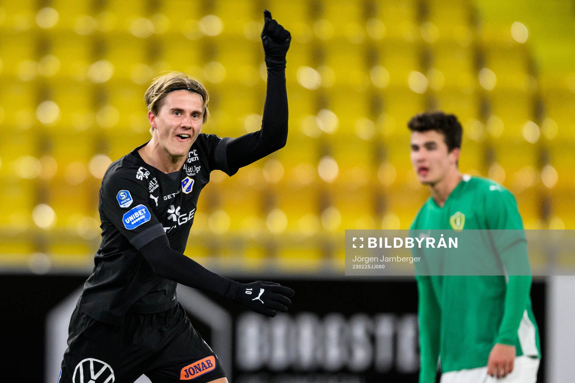 Halmstads Erik Ahlstrand jublar