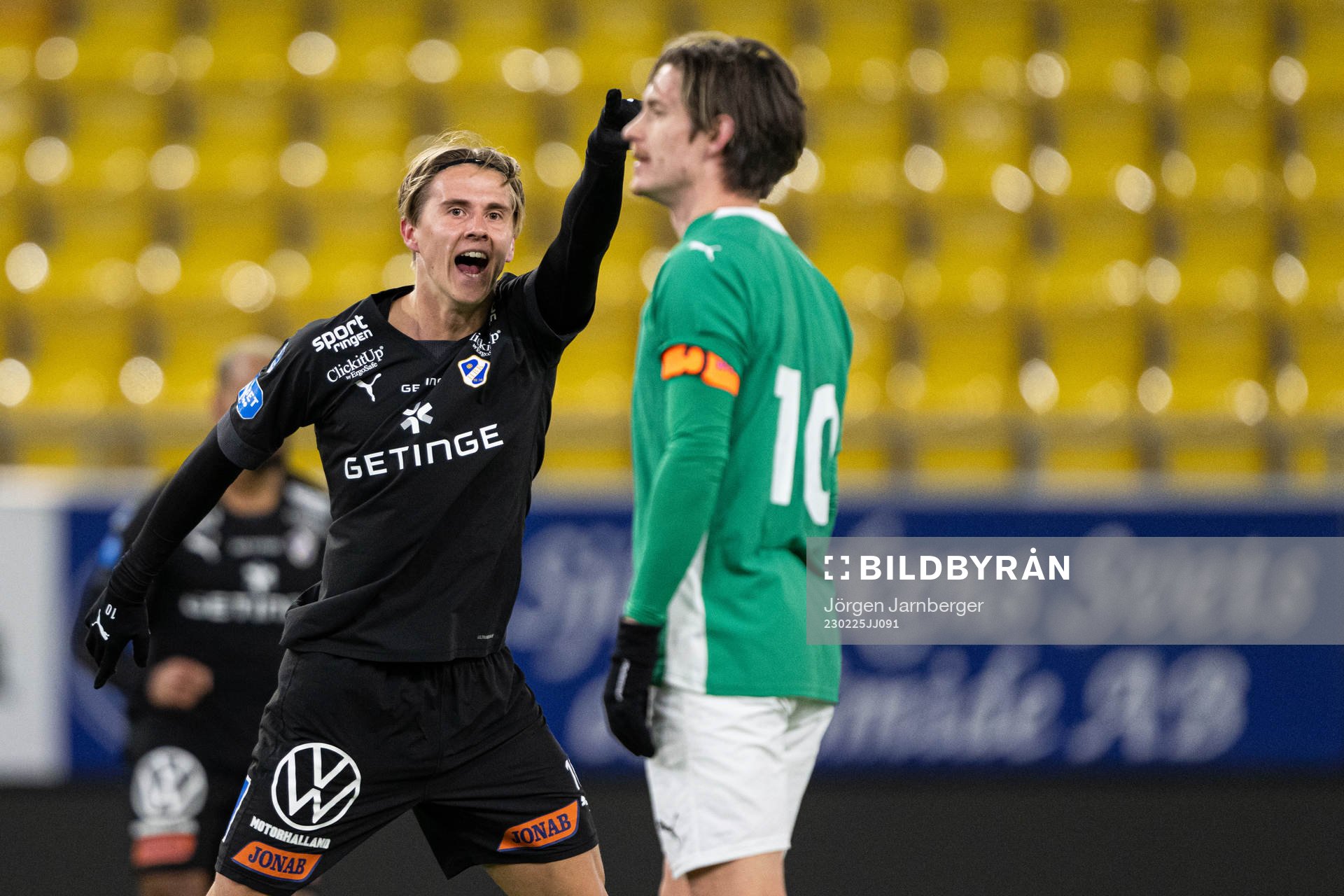 Halmstads Erik Ahlstrand jublar