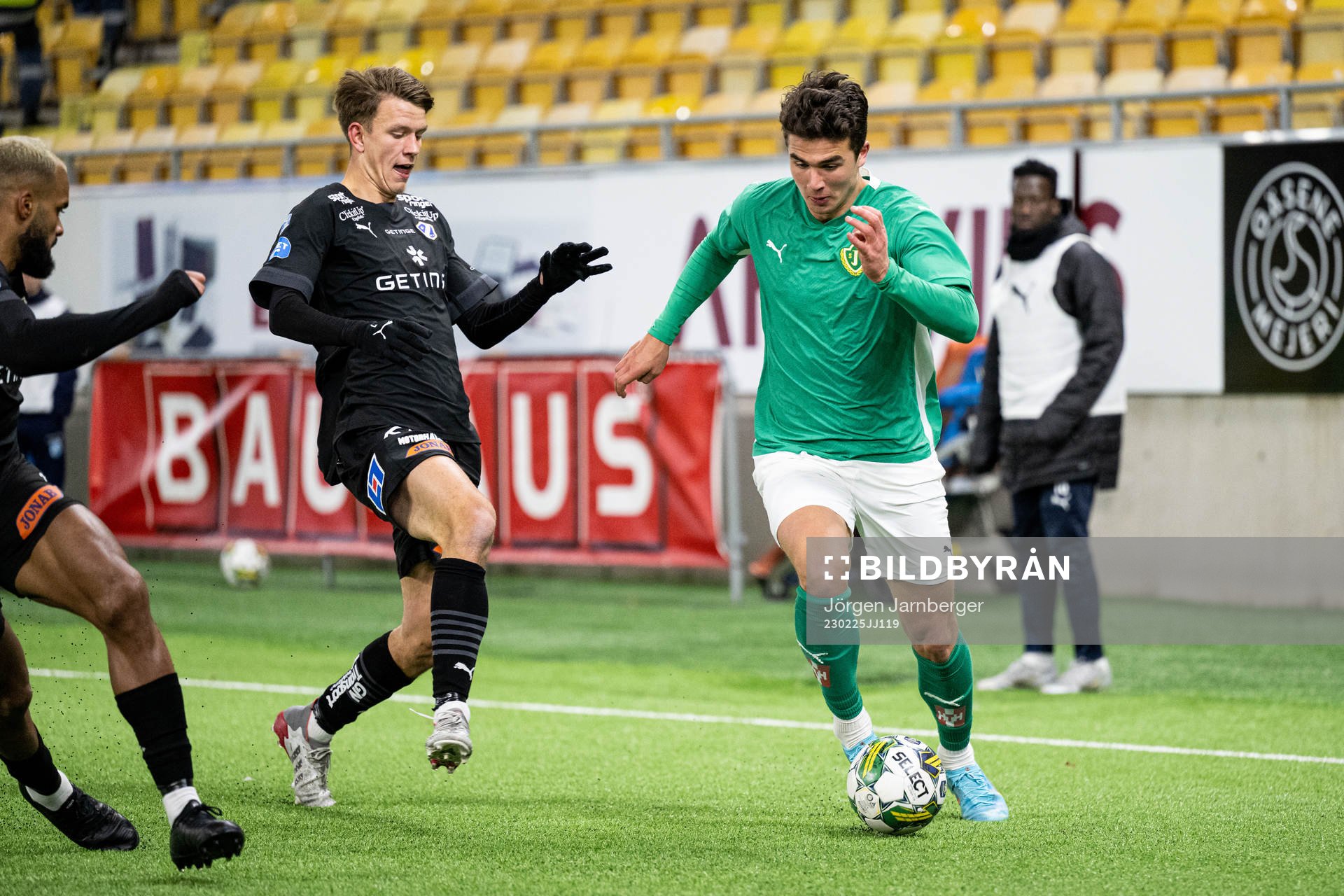 Halmstads Kazper Karlsson och Jönköpings Södras Filip