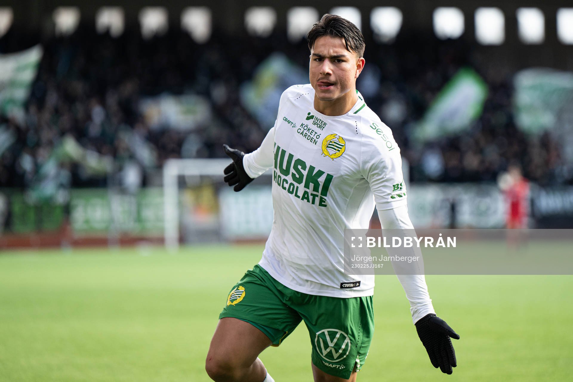 Hammarbys Jusef Erabi jublar