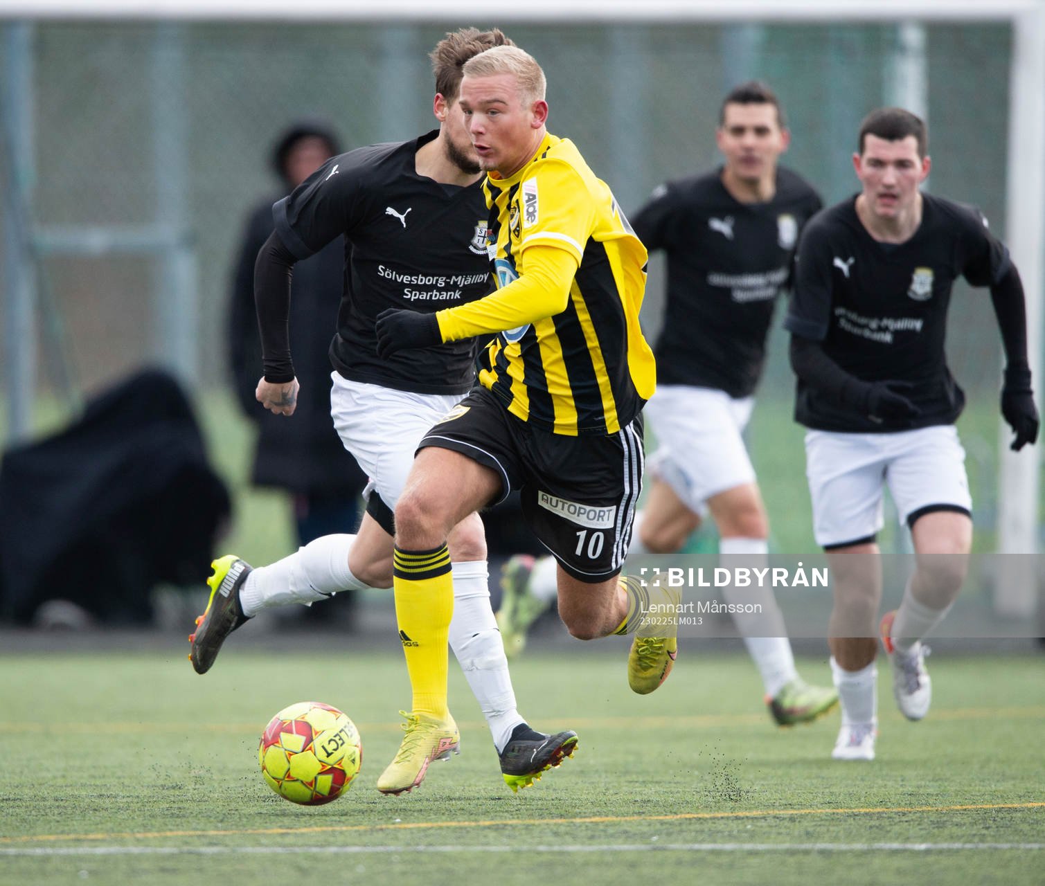 IFK Hässleholms Olle Kjellman Olblad i träningsmatchen