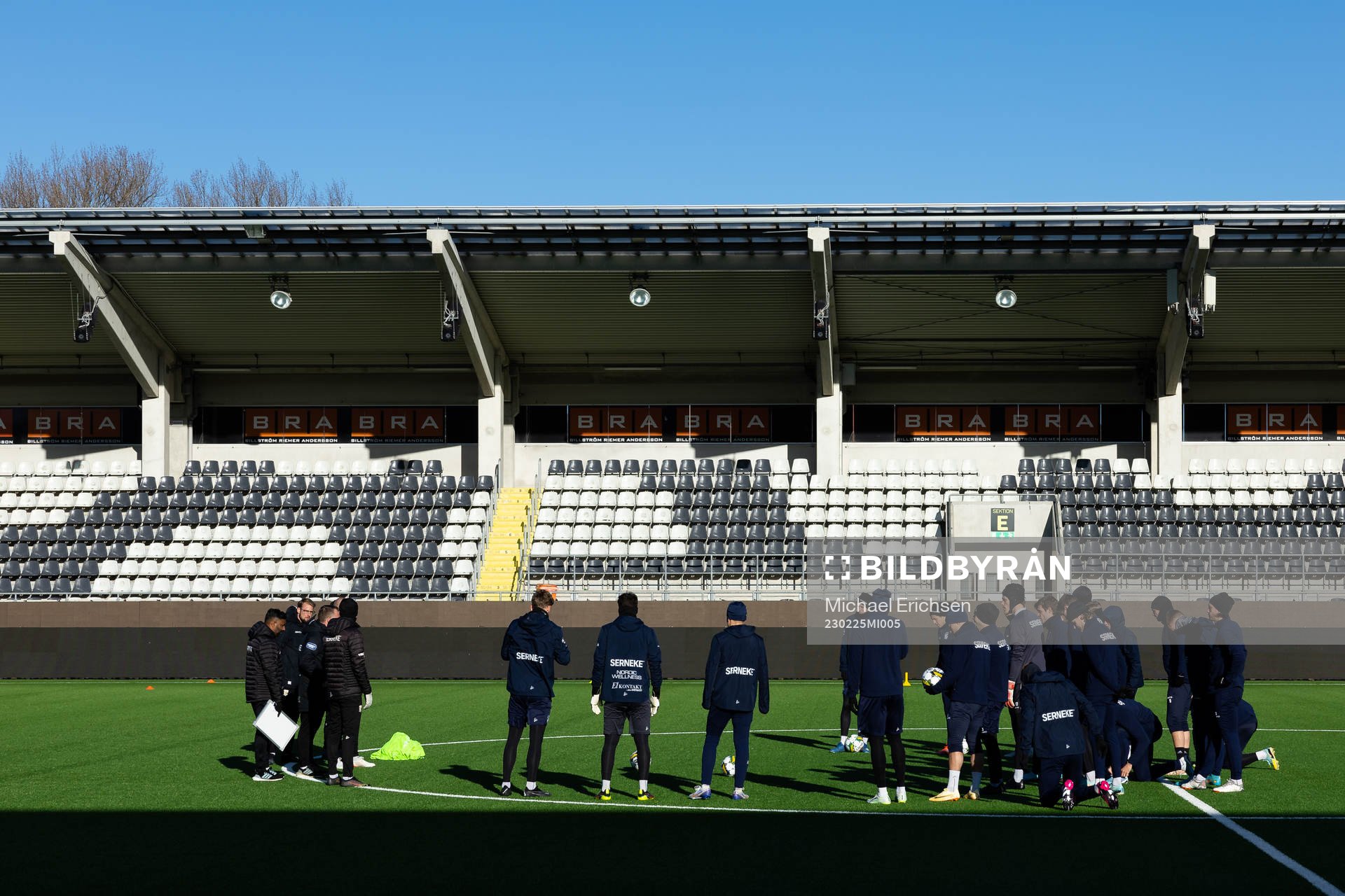 IFK Göteborgs spelare och ledare samlade