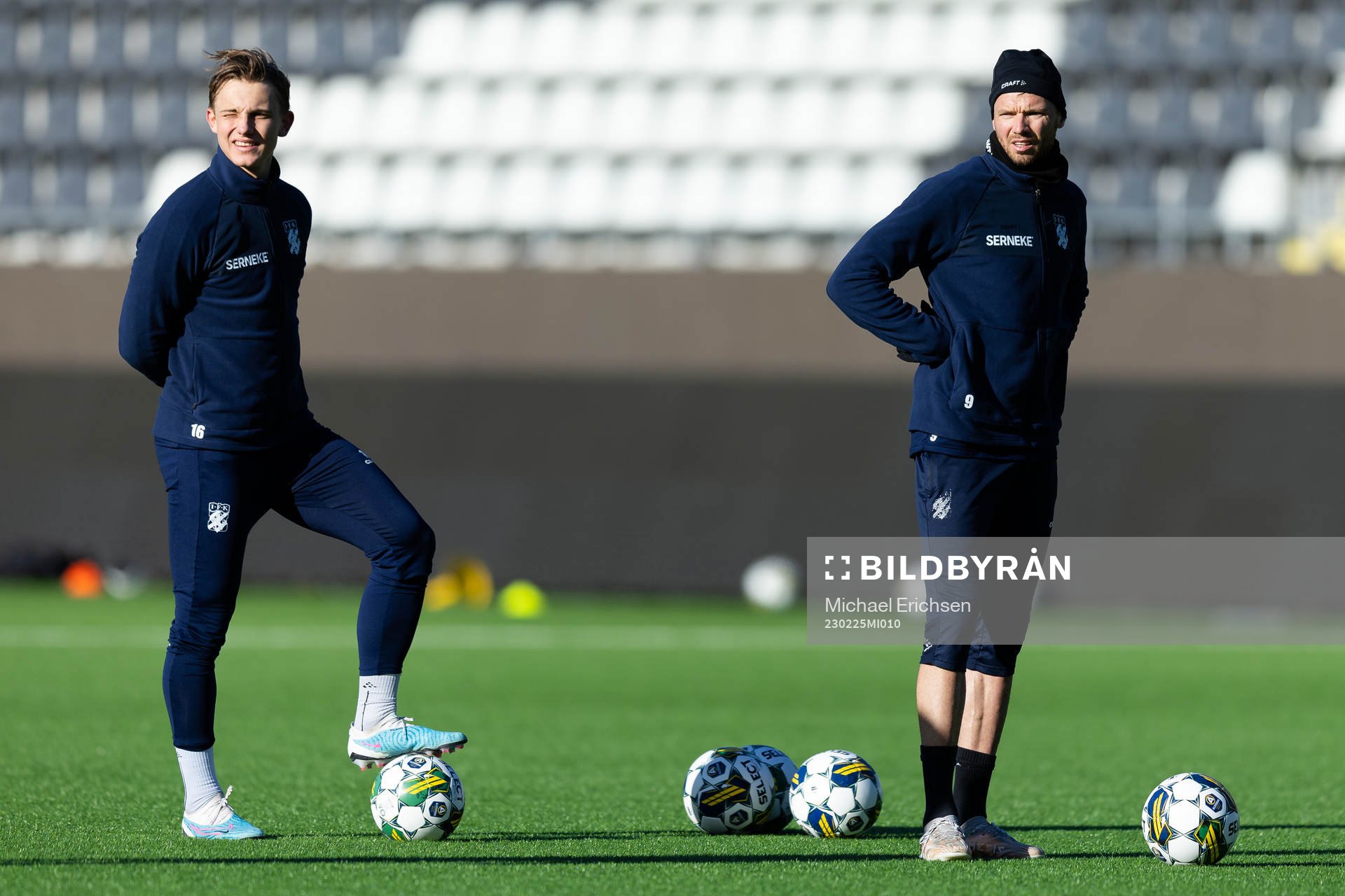 IFK Göteborgs Linus Carlstrand och Marcus Berg