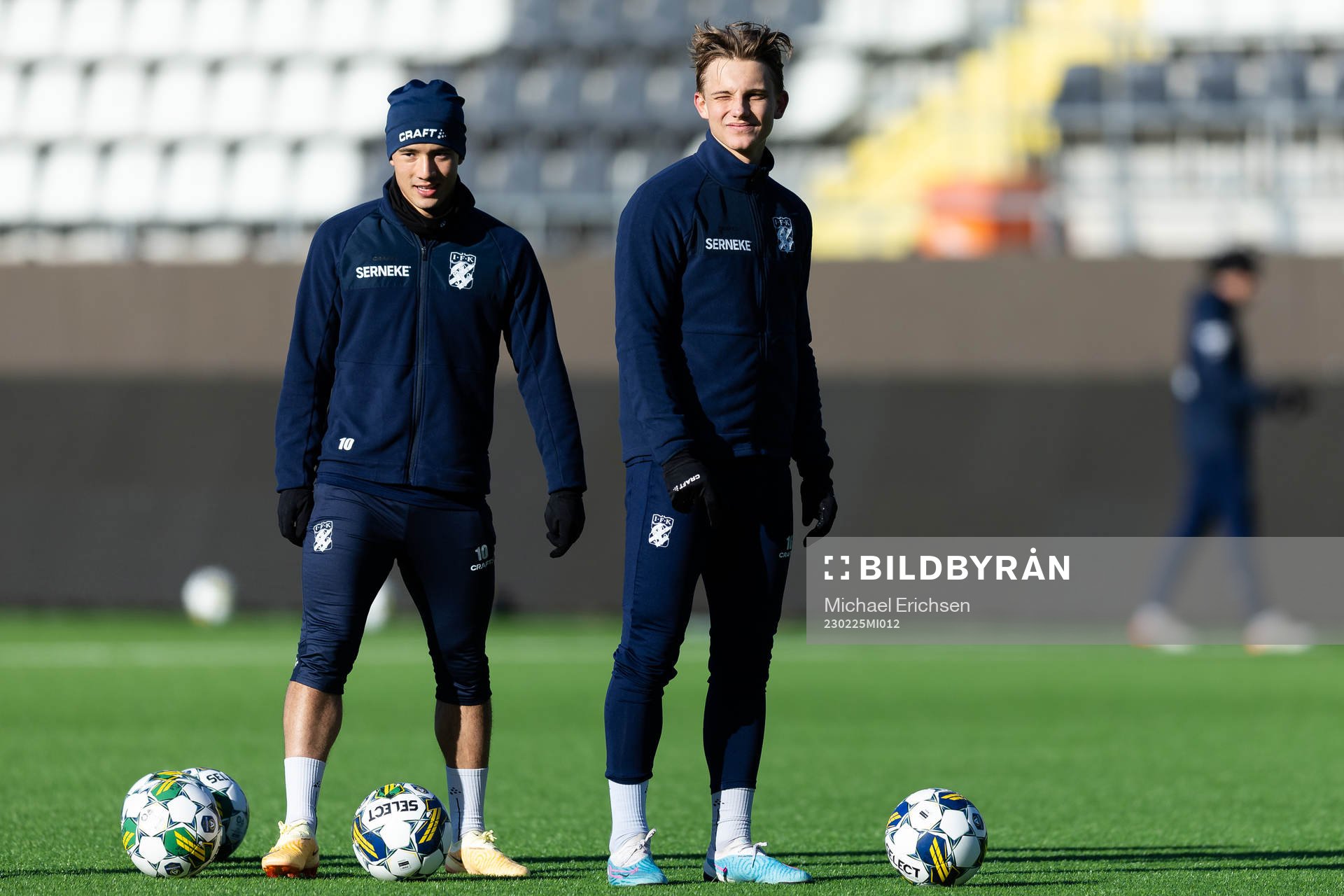 IFK Göteborgs Hussein Carneil och Linus Carlstrand