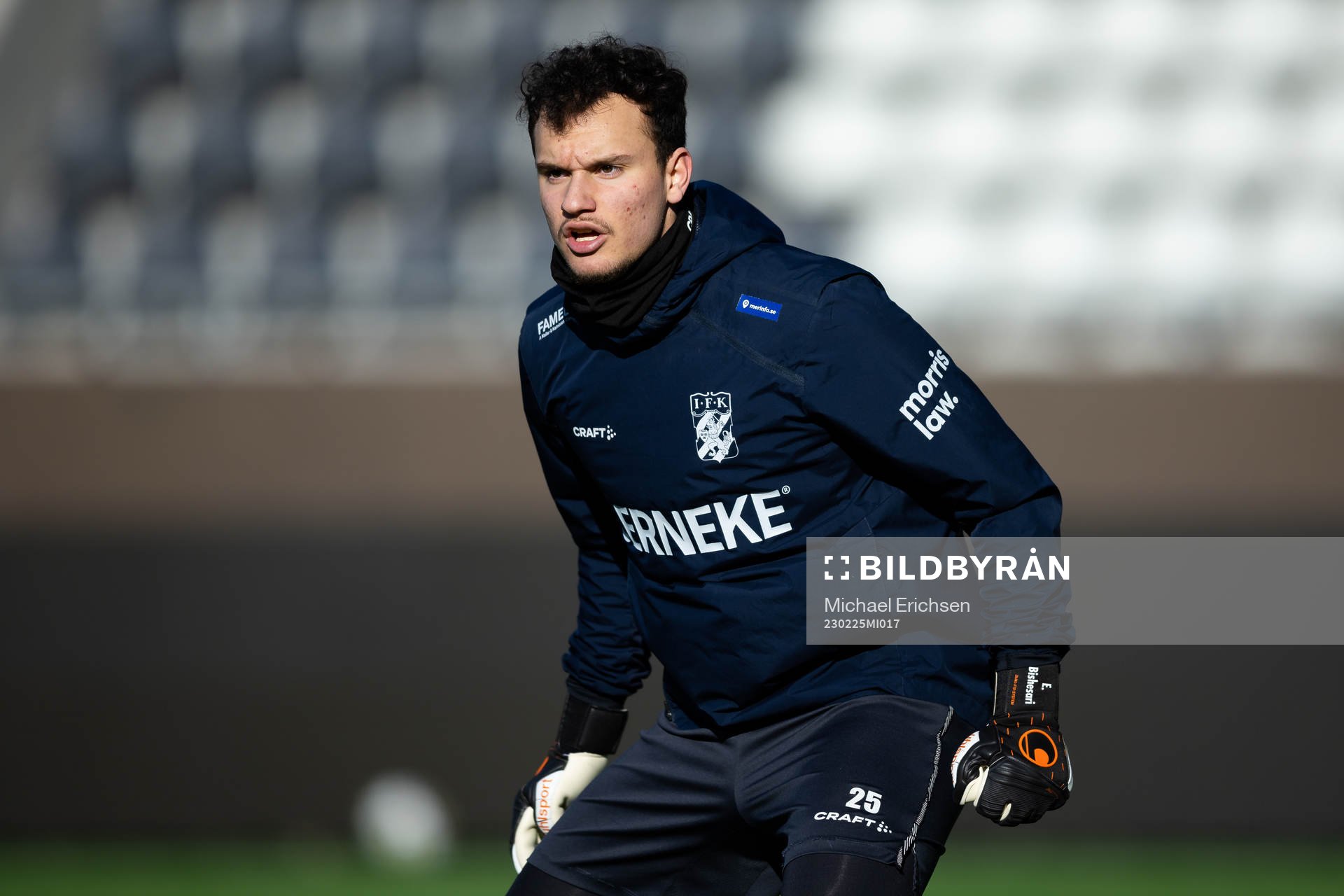 IFK Göteborgs målvakt Elis Bishesari