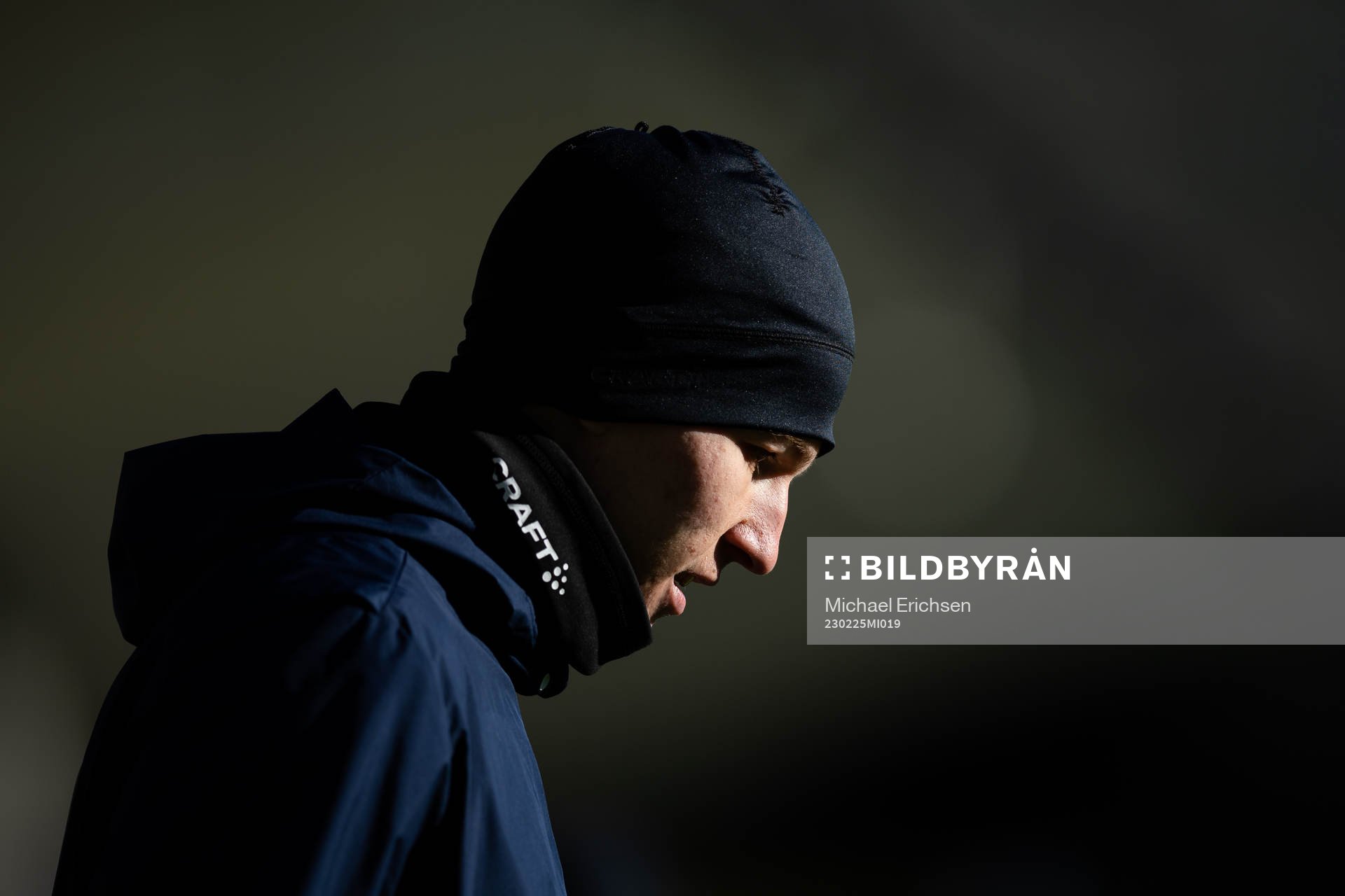 IFK Göteborgs Johan Bångsbo under en träning med IFK Göteborg den 25 februari 2023 i Göteborg. 