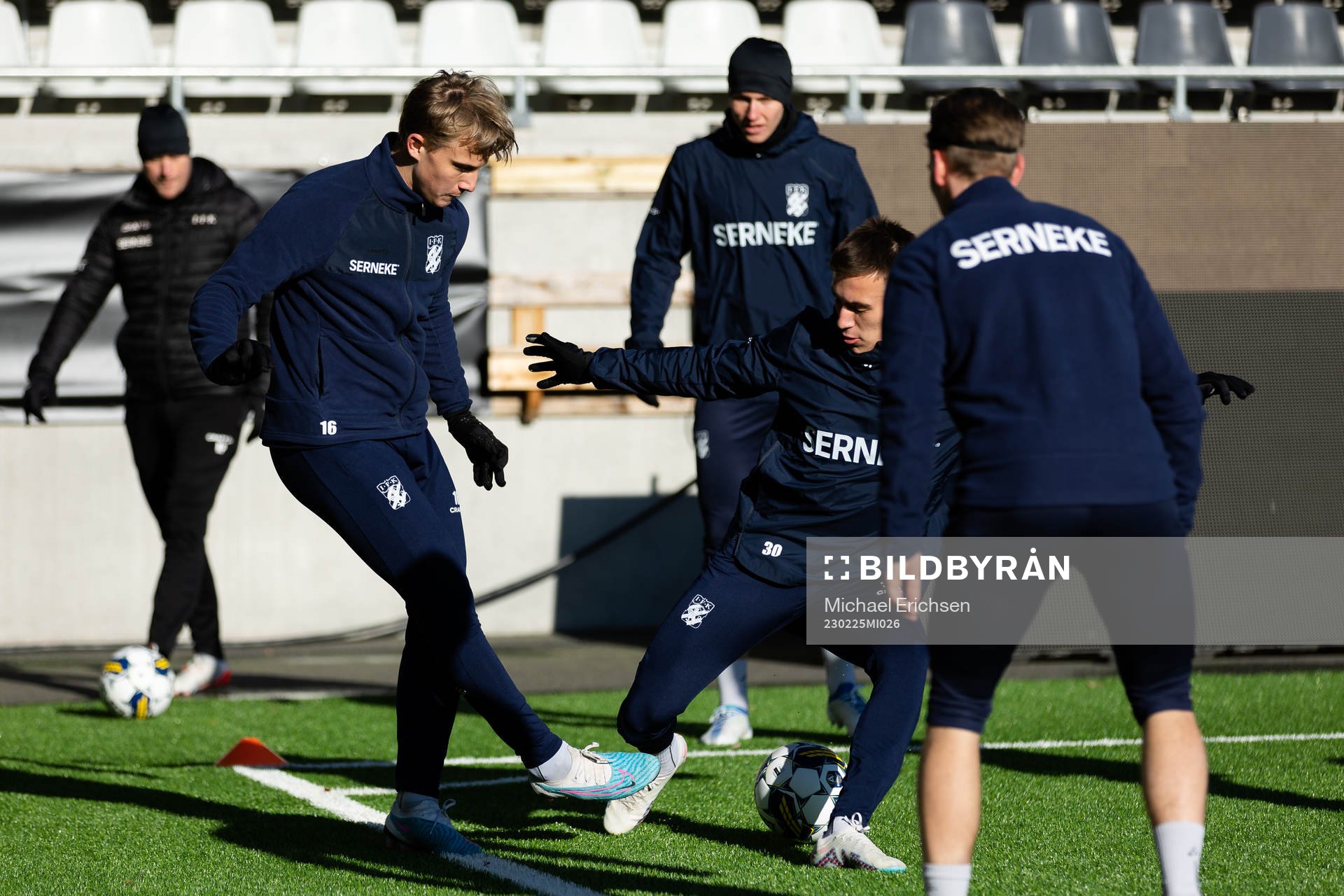 IFK Göteborgs Linus Carlstrand och Anton Kurochkin