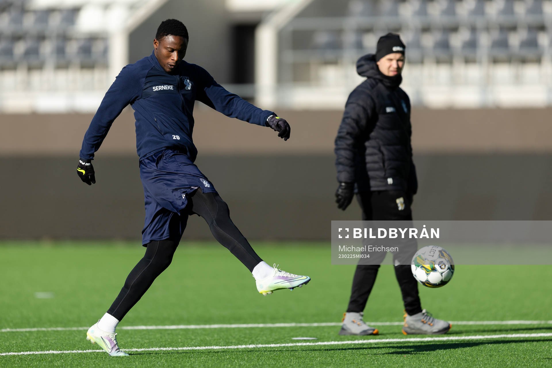 IFK Göteborgs Suleiman Abdullahi med ett avslut