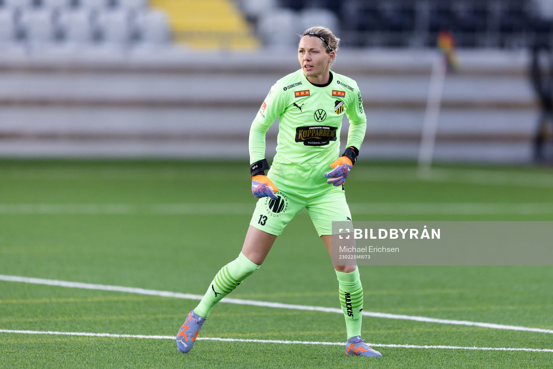 Häckens målvakt Jennifer Falk