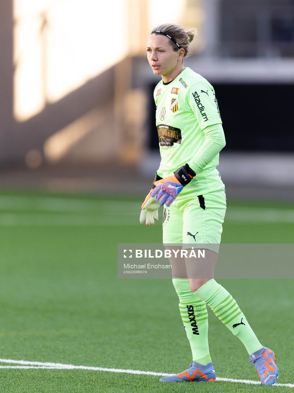 Häckens målvakt Jennifer Falk