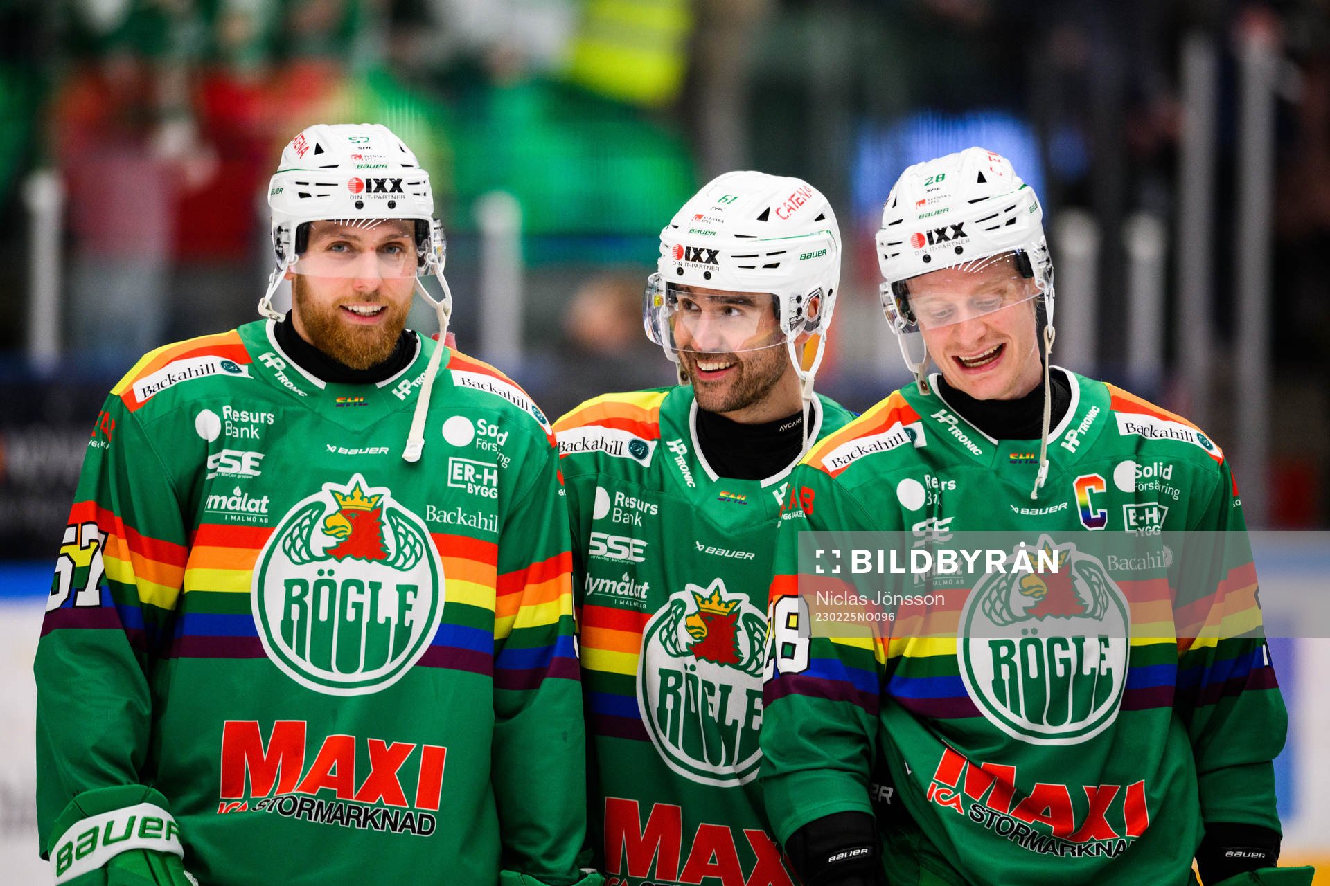 Rögles Vojtech Mozik, Ludvig Larsson och Anton Bengtsson