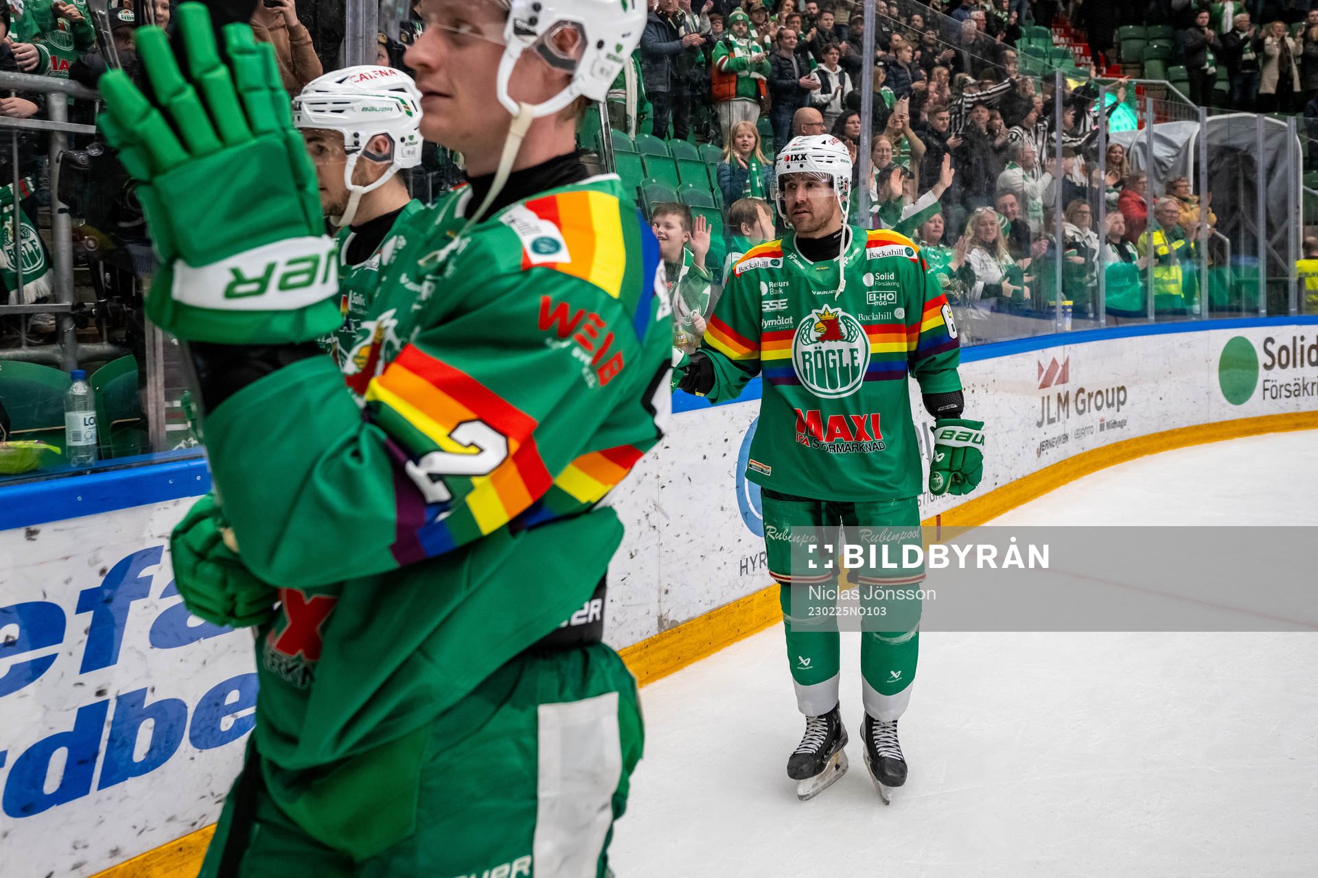 Rögles Ludvig Larsson jublar