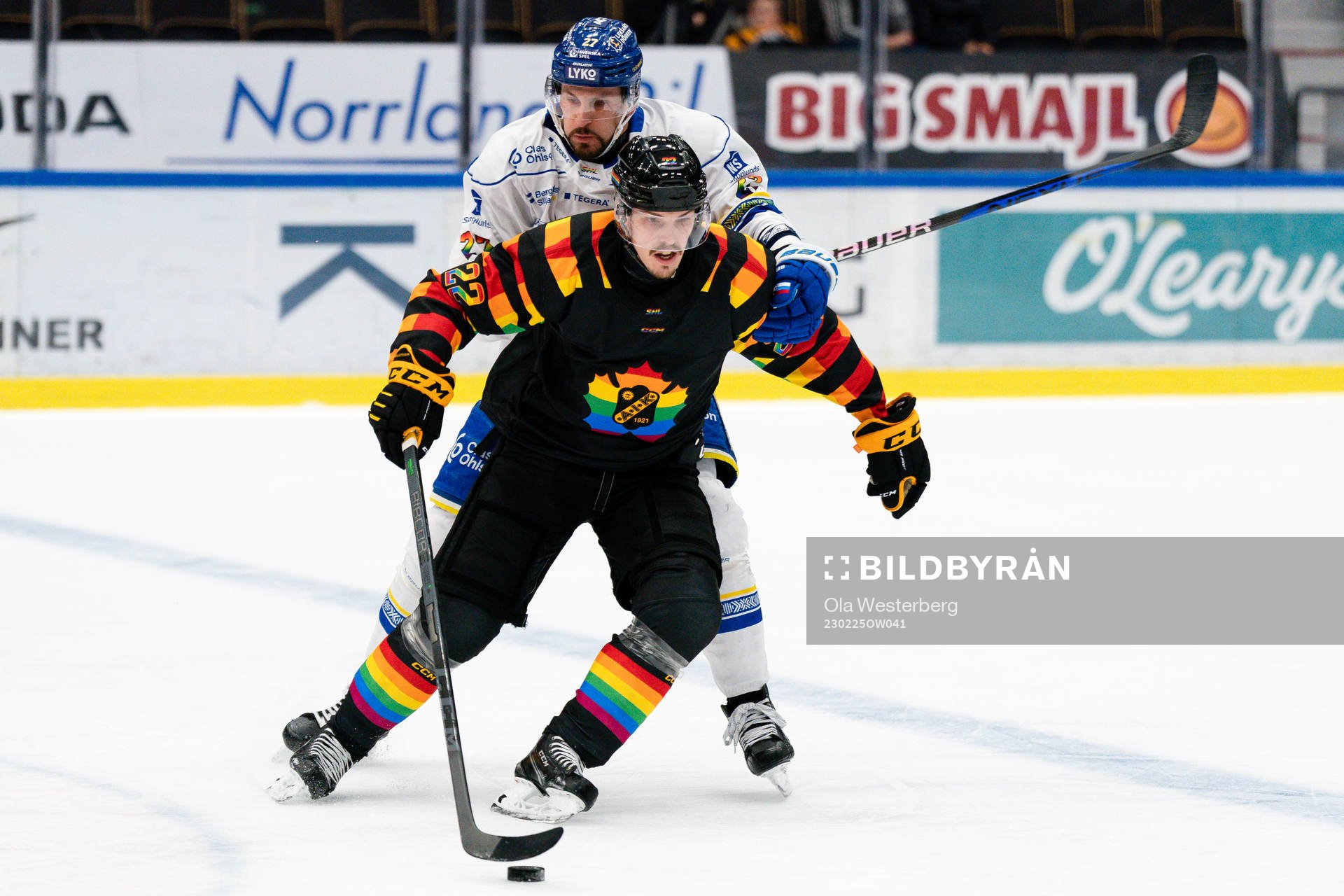 Skellefteås Jonathan Johnsson och Leksands Marek Hrivik