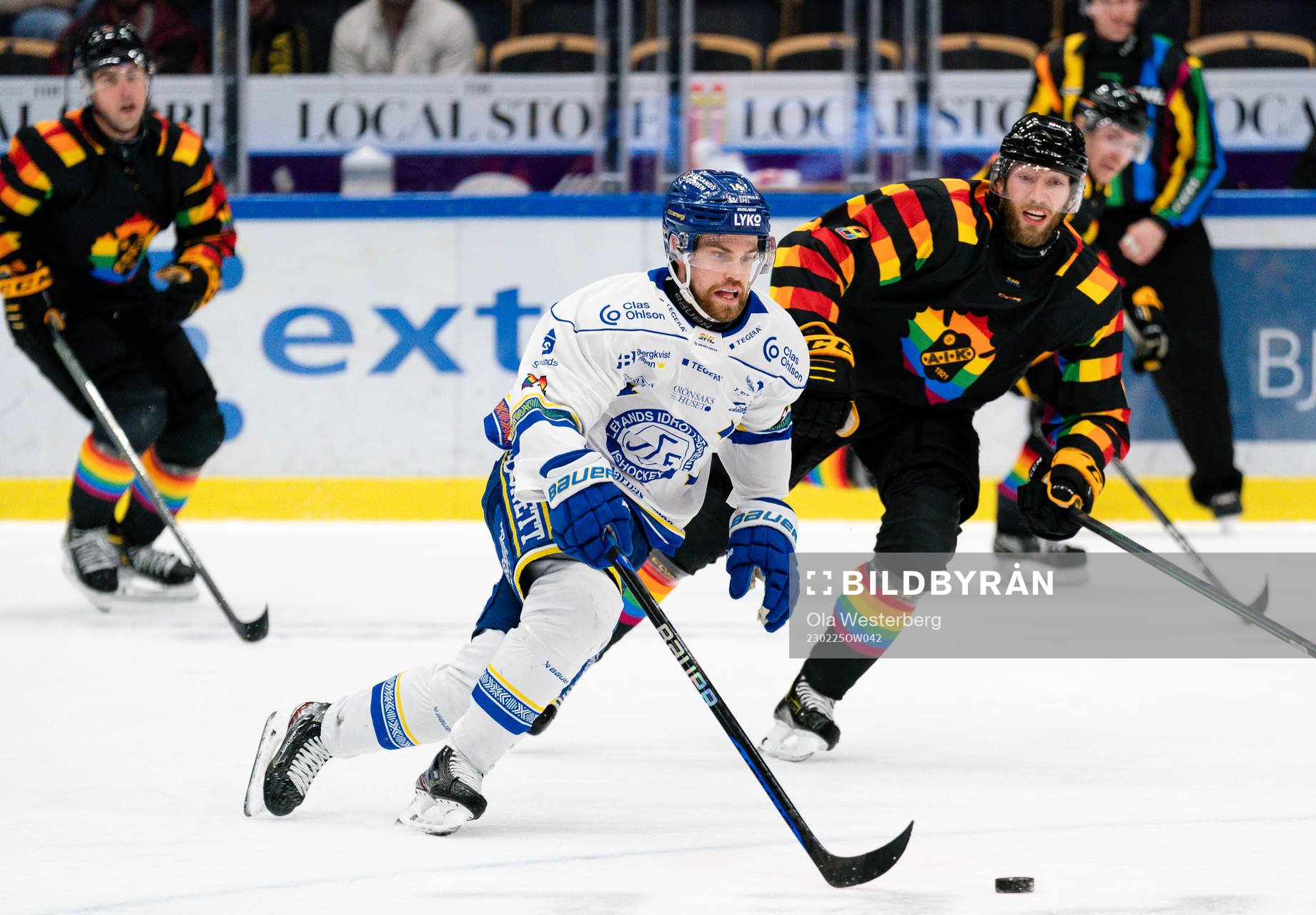 Leksands Oskar Lang och Skellefteås Petter Granberg
