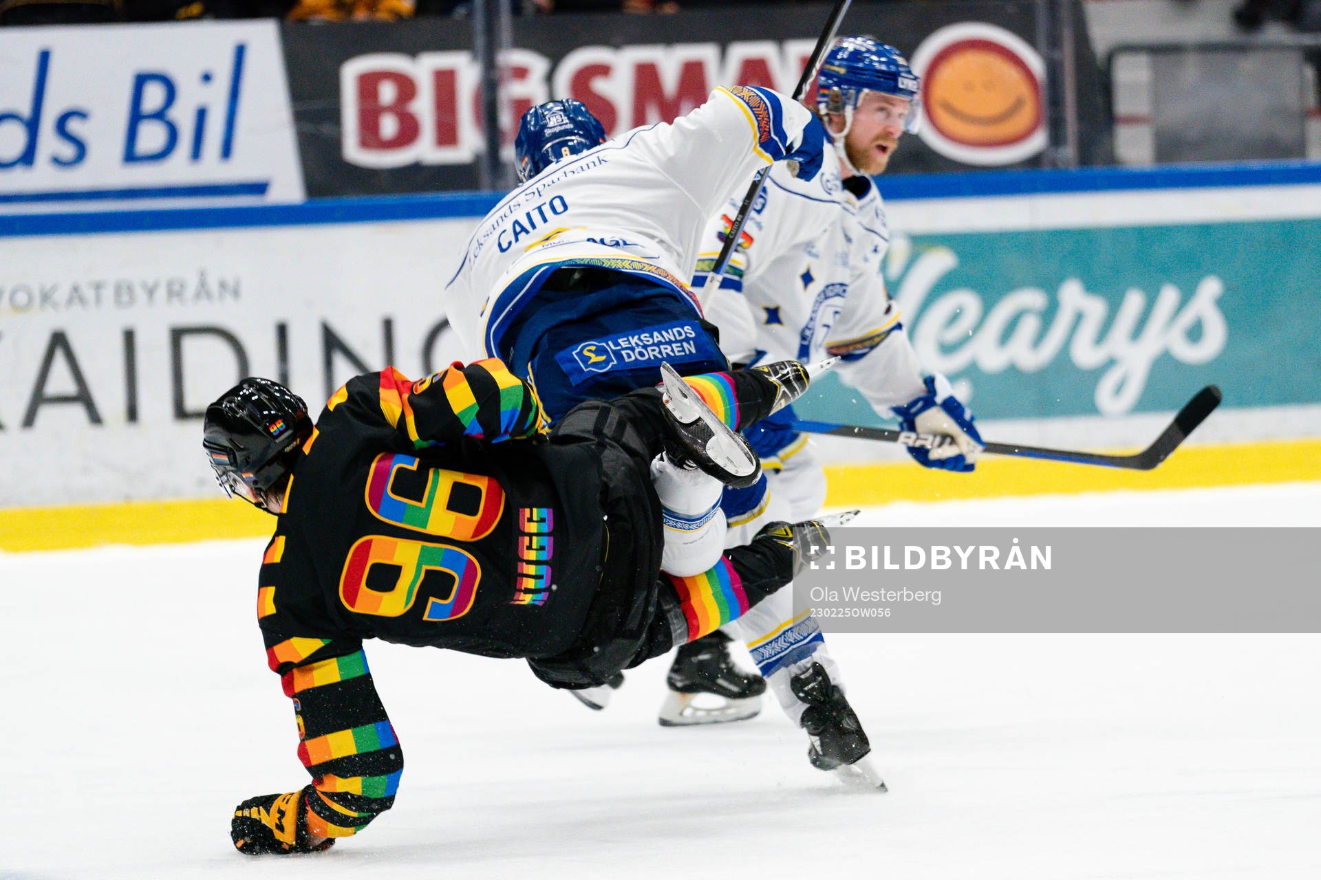 Skellefteås Rickard Hugg Leksands Matt Caito