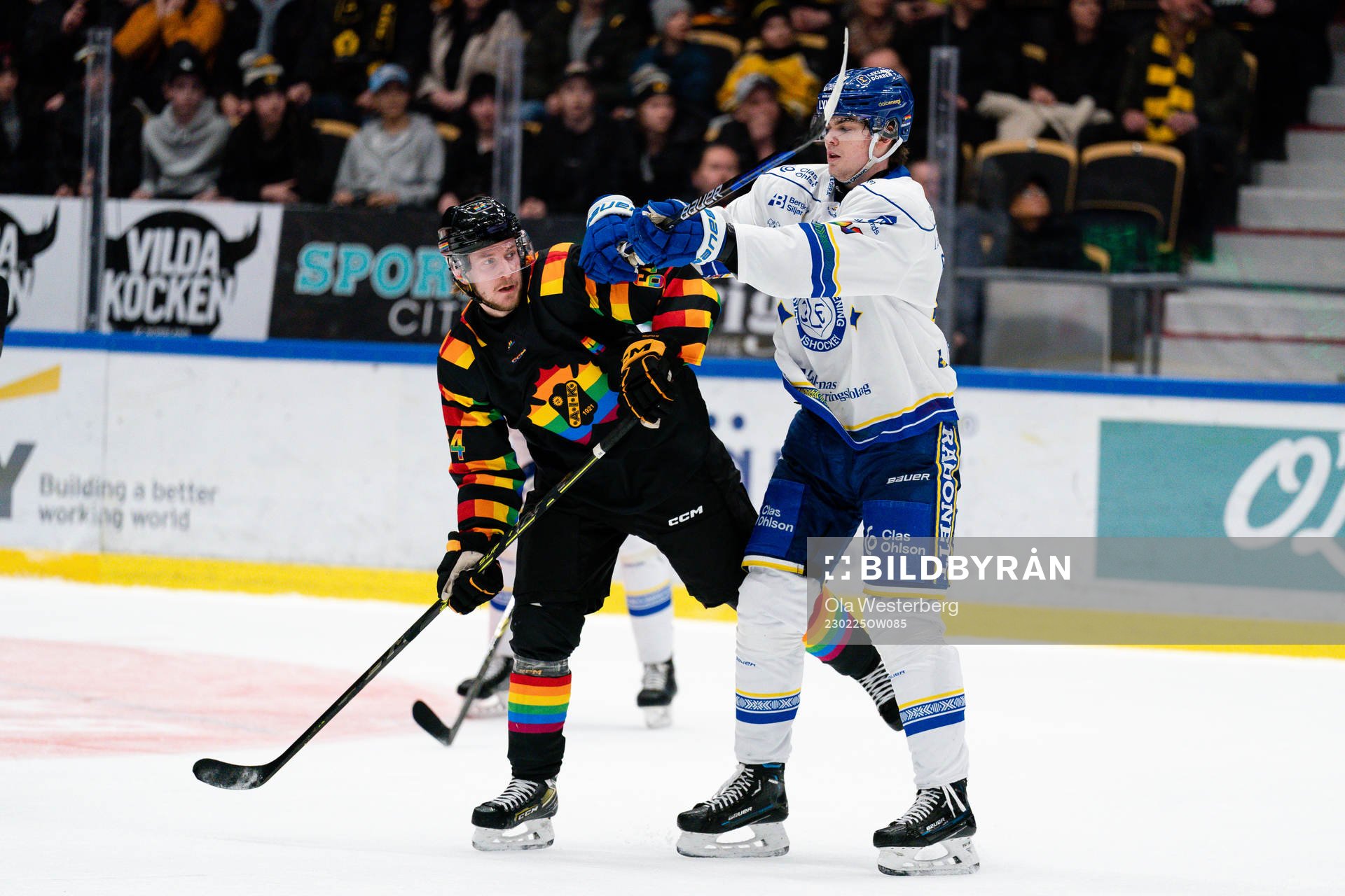 Skellefteås Jonathan Pudas och Leksands Lian Bichsel