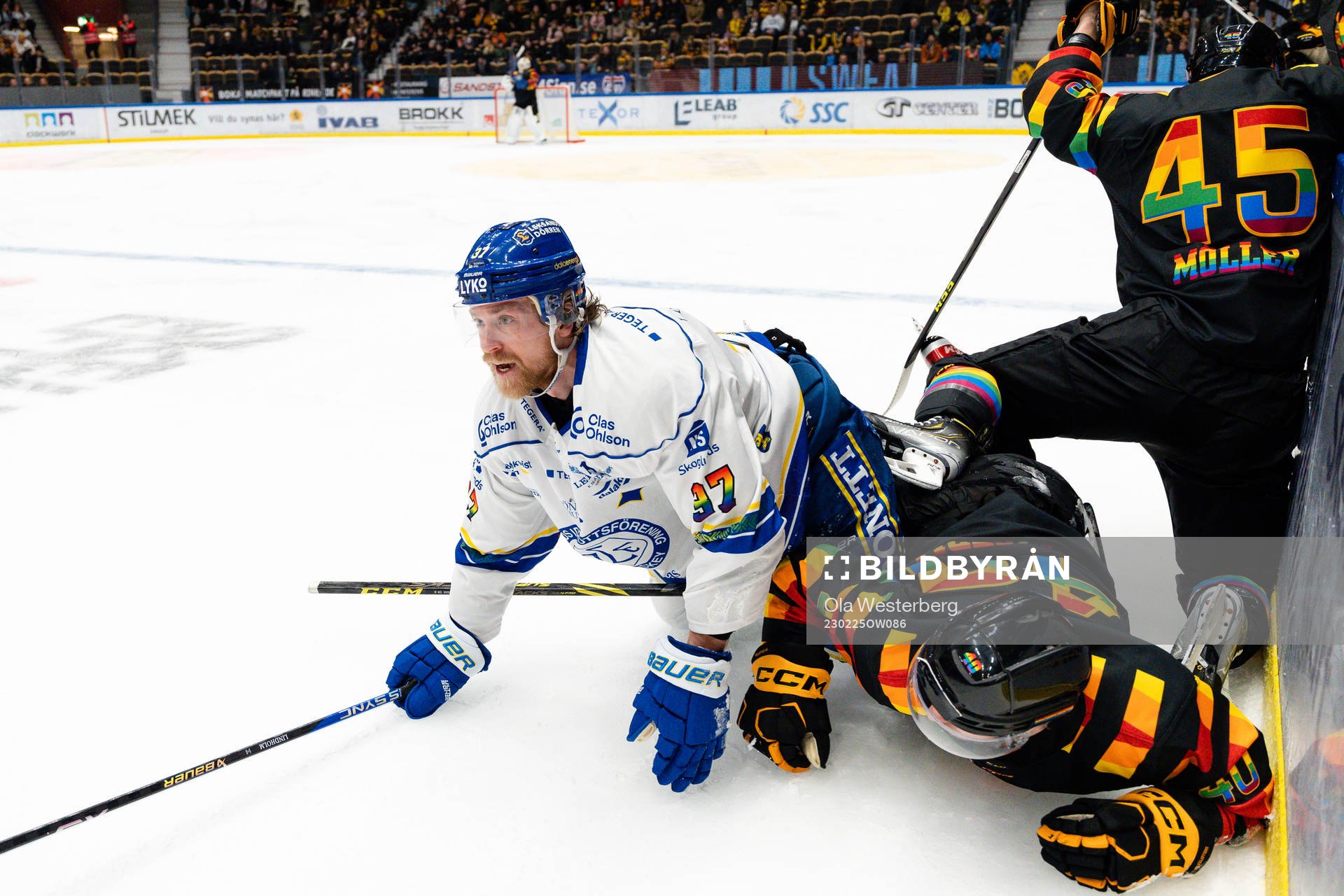 Leksands Anton Lindholm och Skellefteås Andreas Wingerli