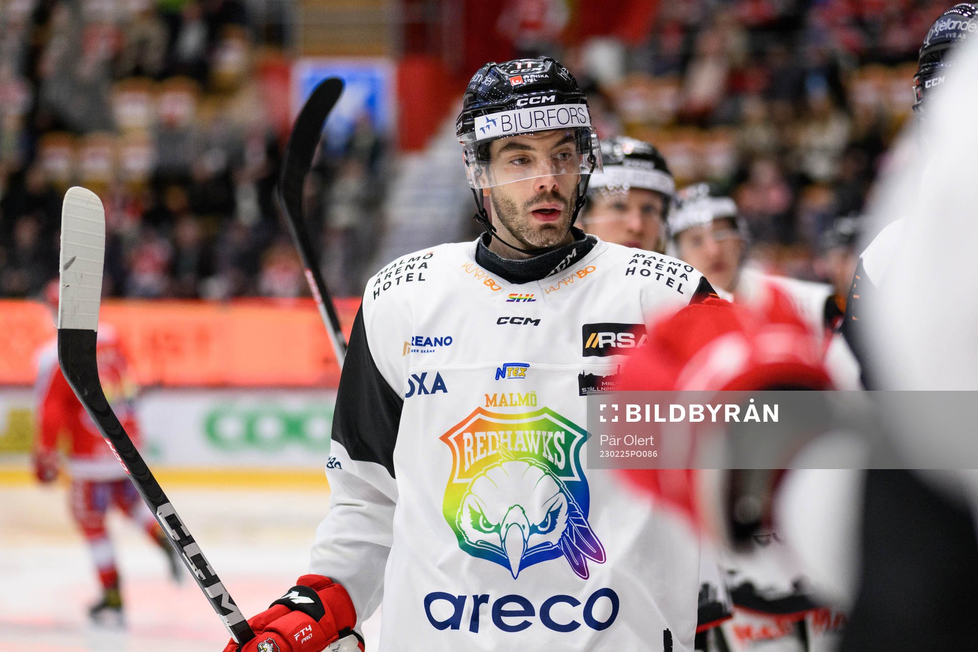 Malmö Redhawks Markus Lauridsen jublar