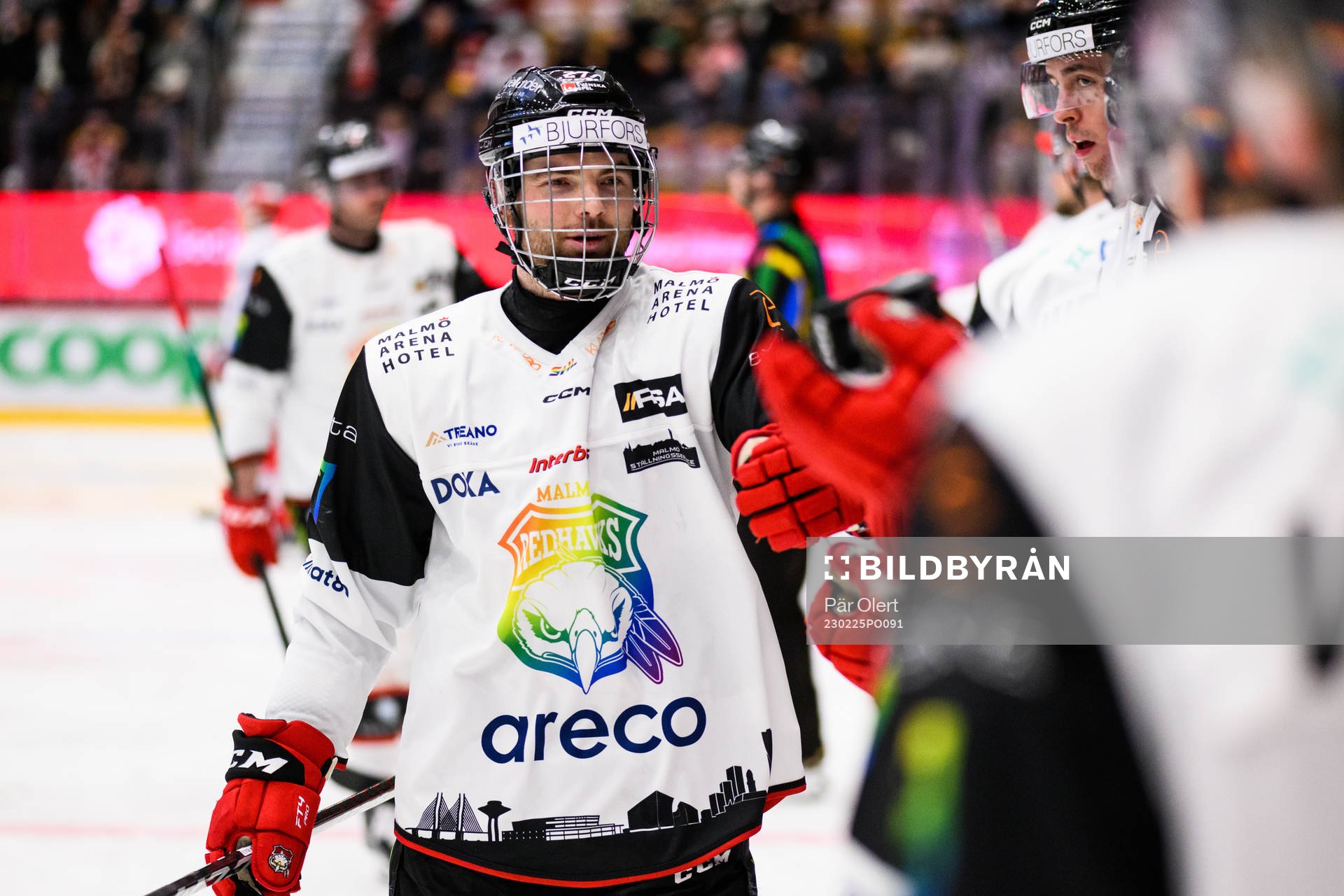 Malmö Redhawks Ponthus Westerholm jublar