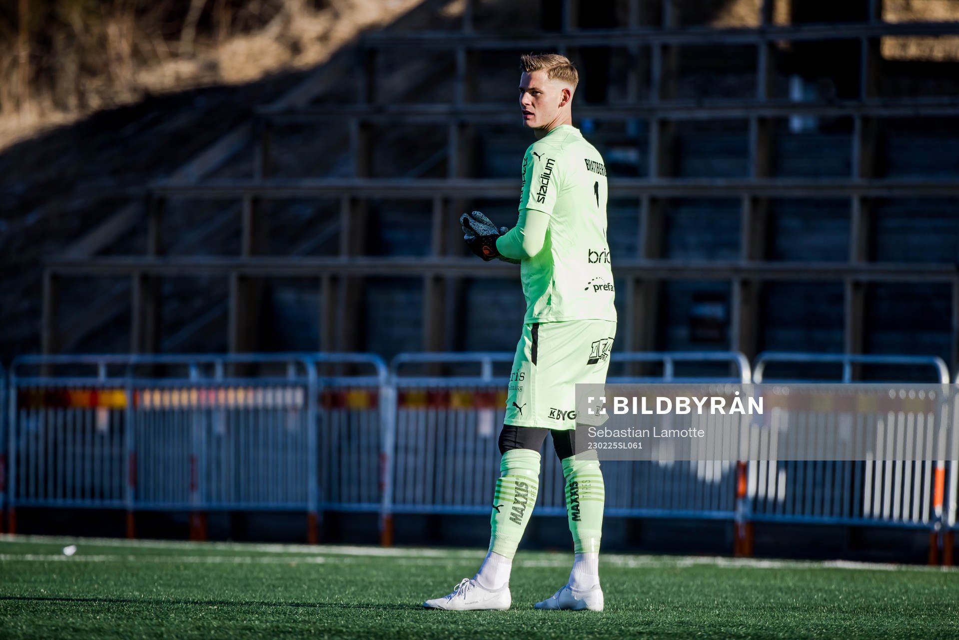 Häckens målvakt Johan Brattberg